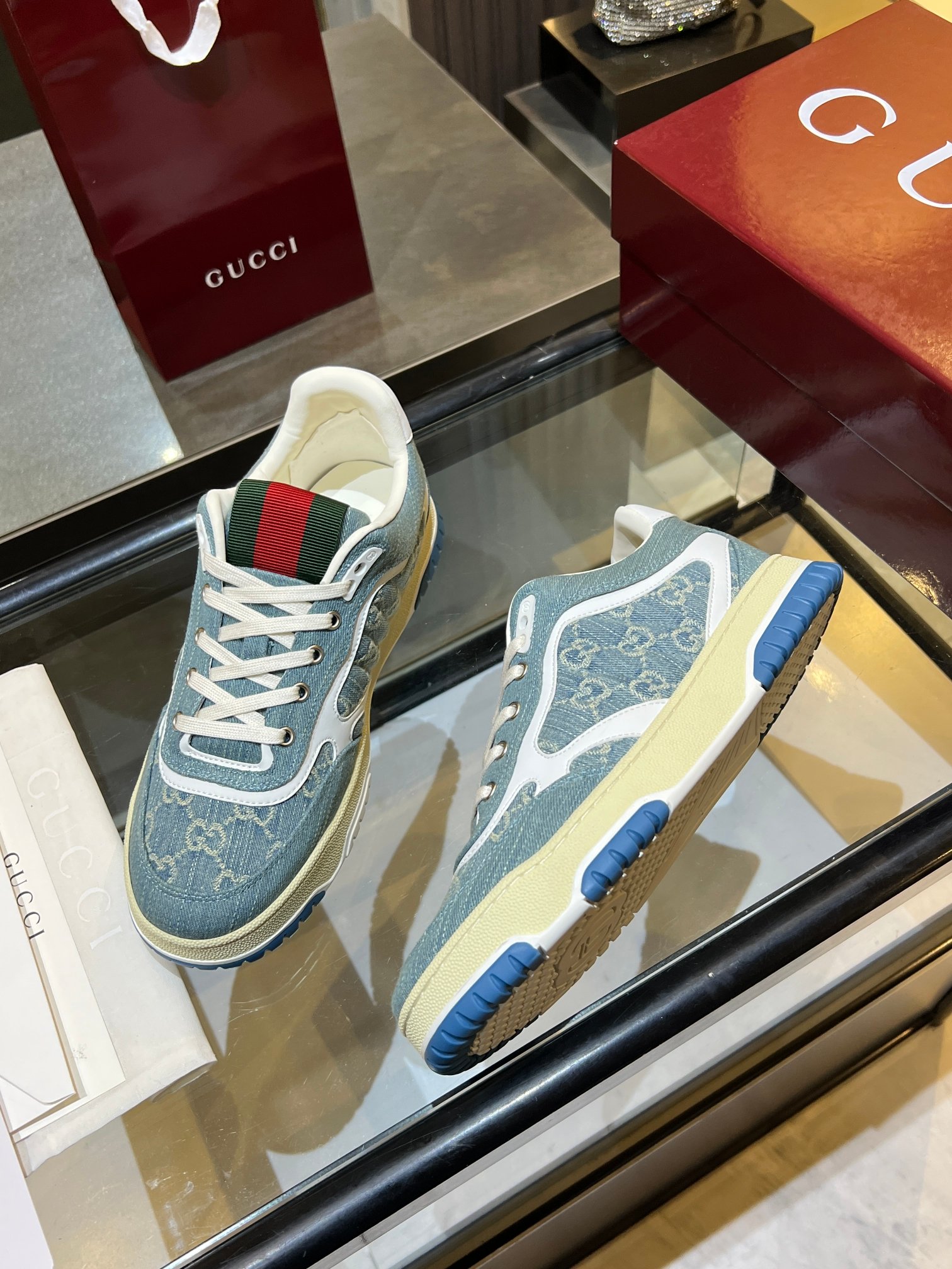 Cheap Gucci Sneakers For Men in 224646, $85 USD- [IB224646] - Replica Gucci Sneakers For Men