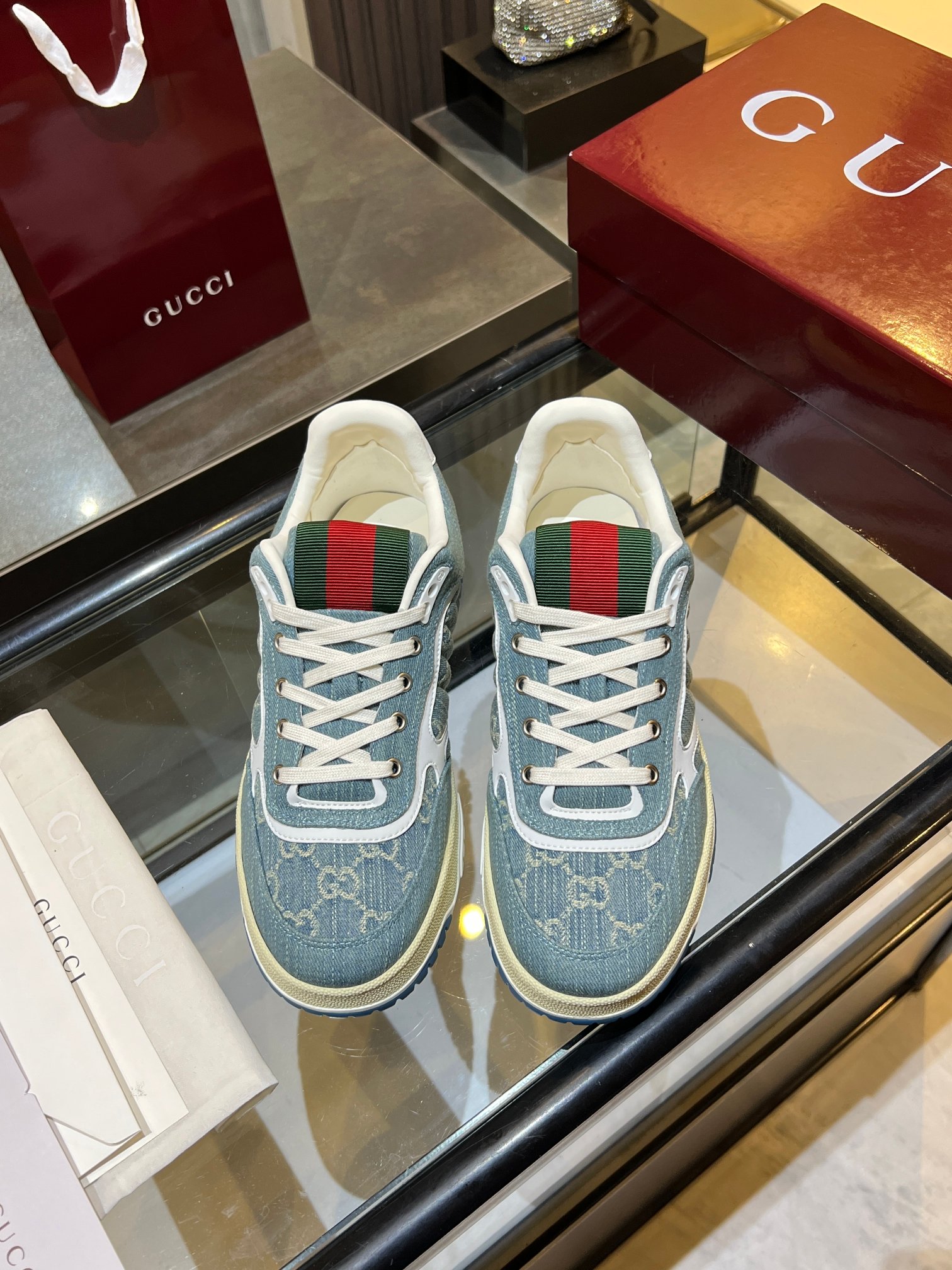 Cheap Gucci Sneakers For Men in 224646, $85 USD- [IB224646] - Replica Gucci Sneakers For Men