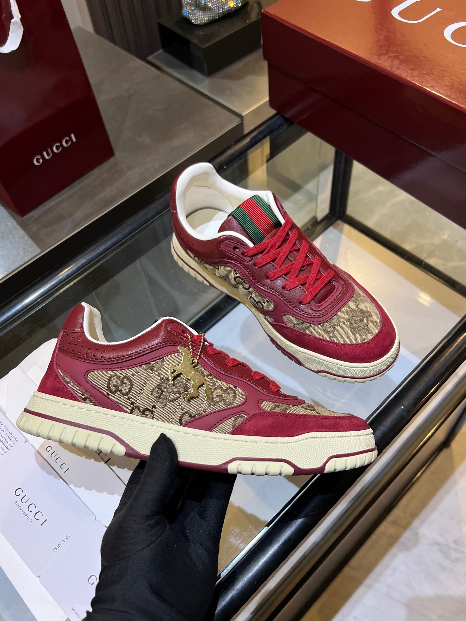 Cheap Gucci Sneakers For Men in 224647, $85 USD- [IB224647] - Replica Gucci Sneakers For Men