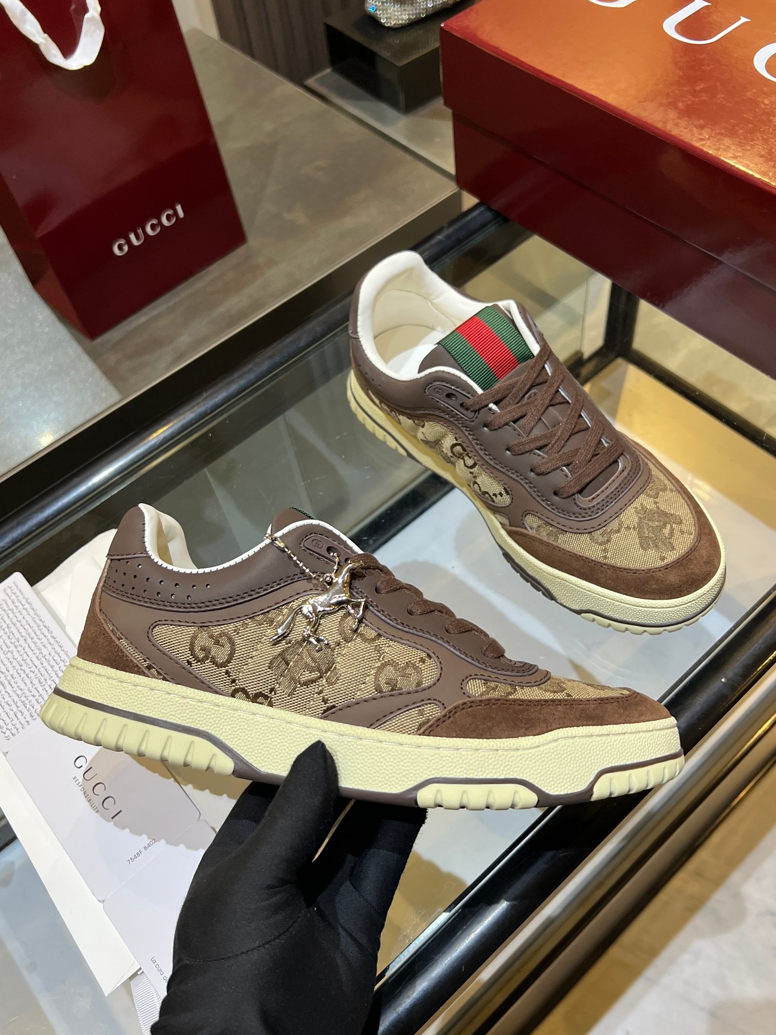 Cheap Gucci Sneakers For Men in 224648, $85 USD- [IB224648] - Replica Gucci Sneakers For Men