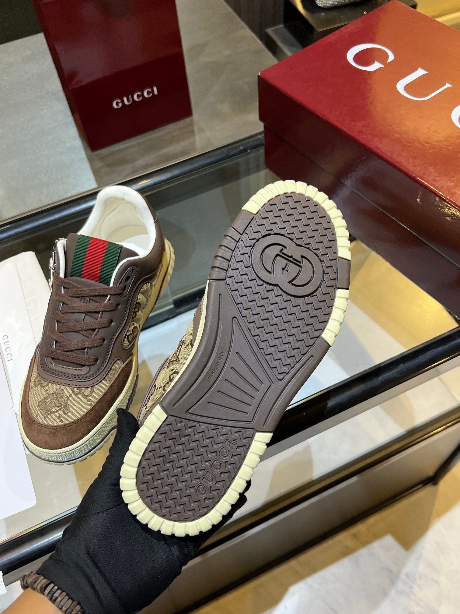 Cheap Gucci Sneakers For Men in 224648, $85 USD- [IB224648] - Replica Gucci Sneakers For Men