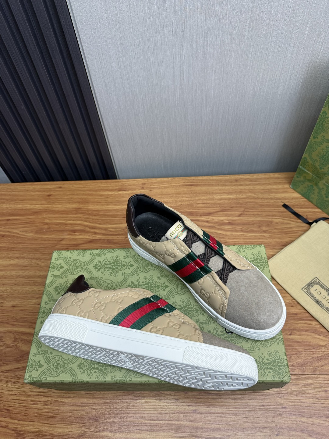 Cheap Gucci Tennis Shoes in 224657, $75 USD- [IB224657] - Replica Gucci Tennis Shoes