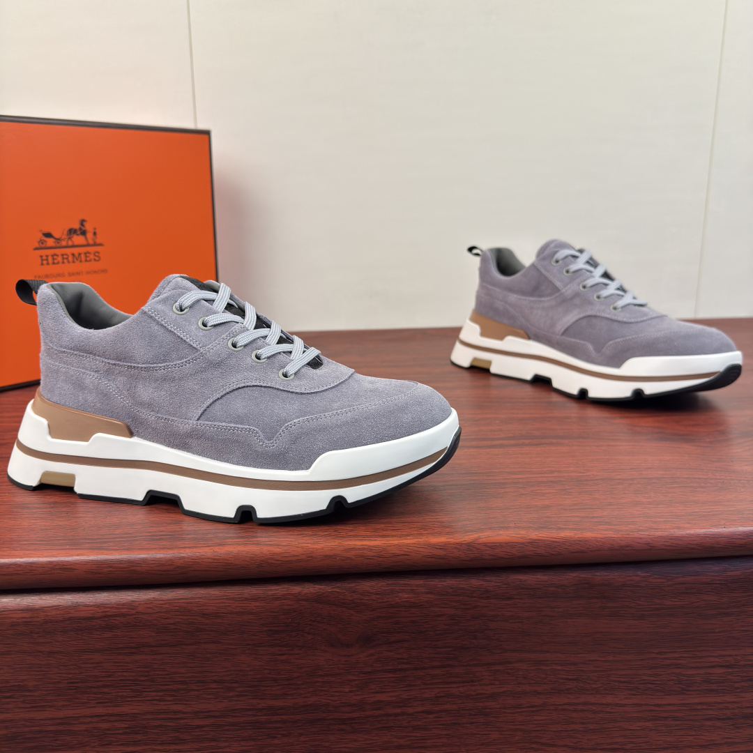 Cheap Hermes Sneakers For Men in 224660, $90 USD- [IB224660] - Replica Hermes Sneakers For Men