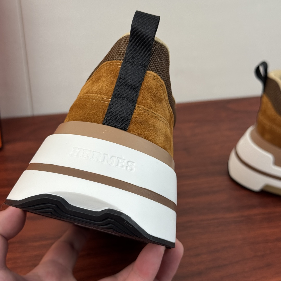 Cheap Hermes Sneakers For Men in 224663, $90 USD- [IB224663] - Replica Hermes Sneakers For Men