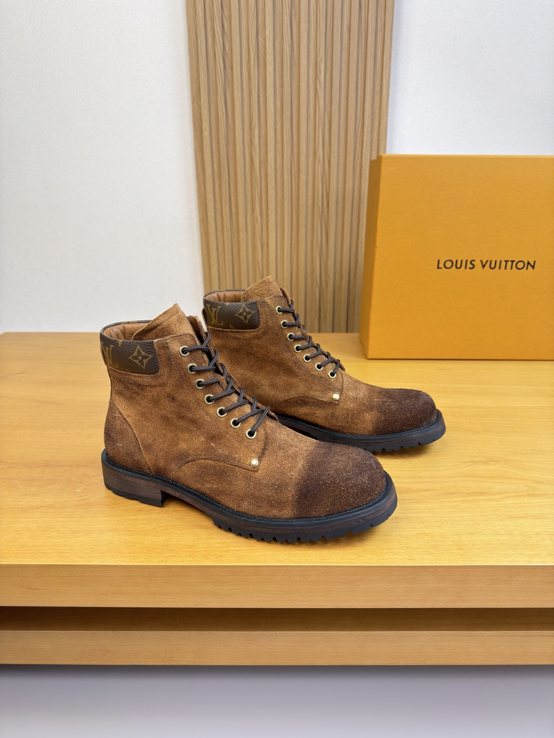 Cheap Louis Vuitton Boots For Men in 224673, $150 USD- [IB224673] - Replica Louis Vuitton Boots For Men