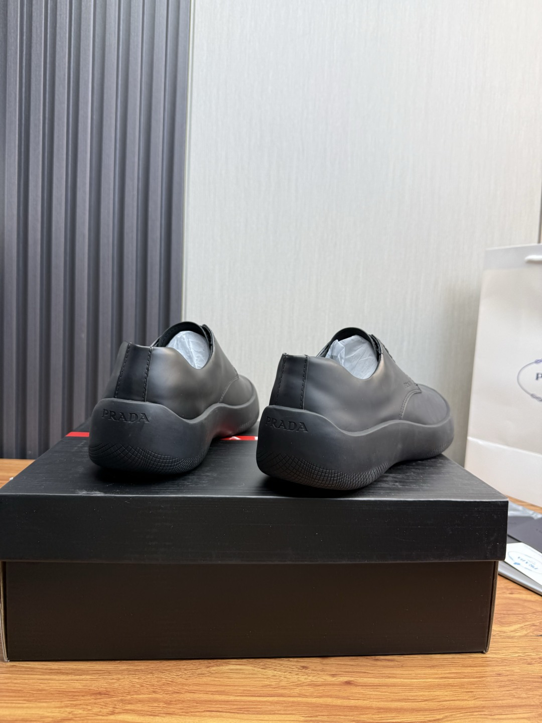 Cheap Prada Leather Dress Shoes For Men in 224677, $110 USD- [IB224677] - Replica Prada Leather Dress Shoes For Men