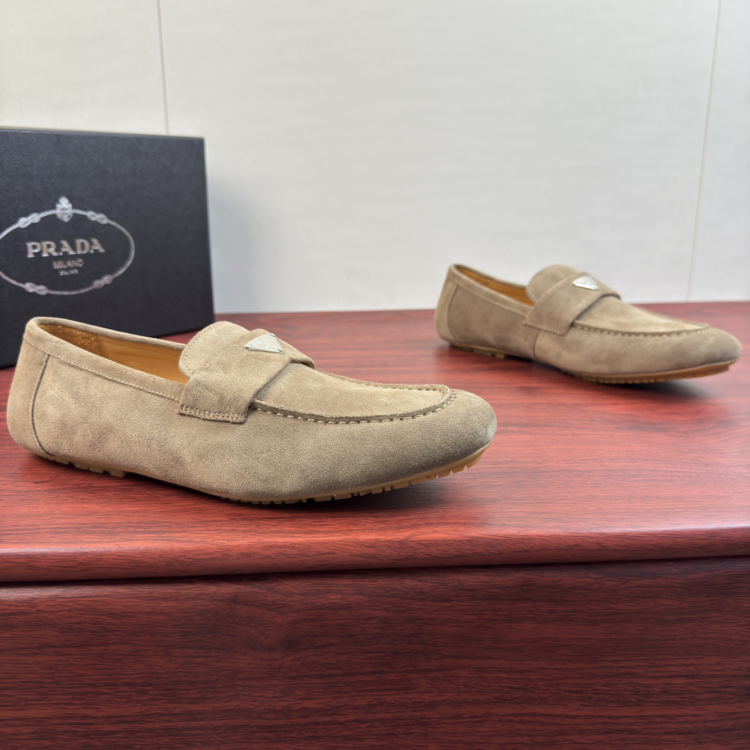 Cheap Prada Leather Dress Shoes For Men in 224683, $110 USD- [IB224683] - Replica Prada Leather Dress Shoes For Men