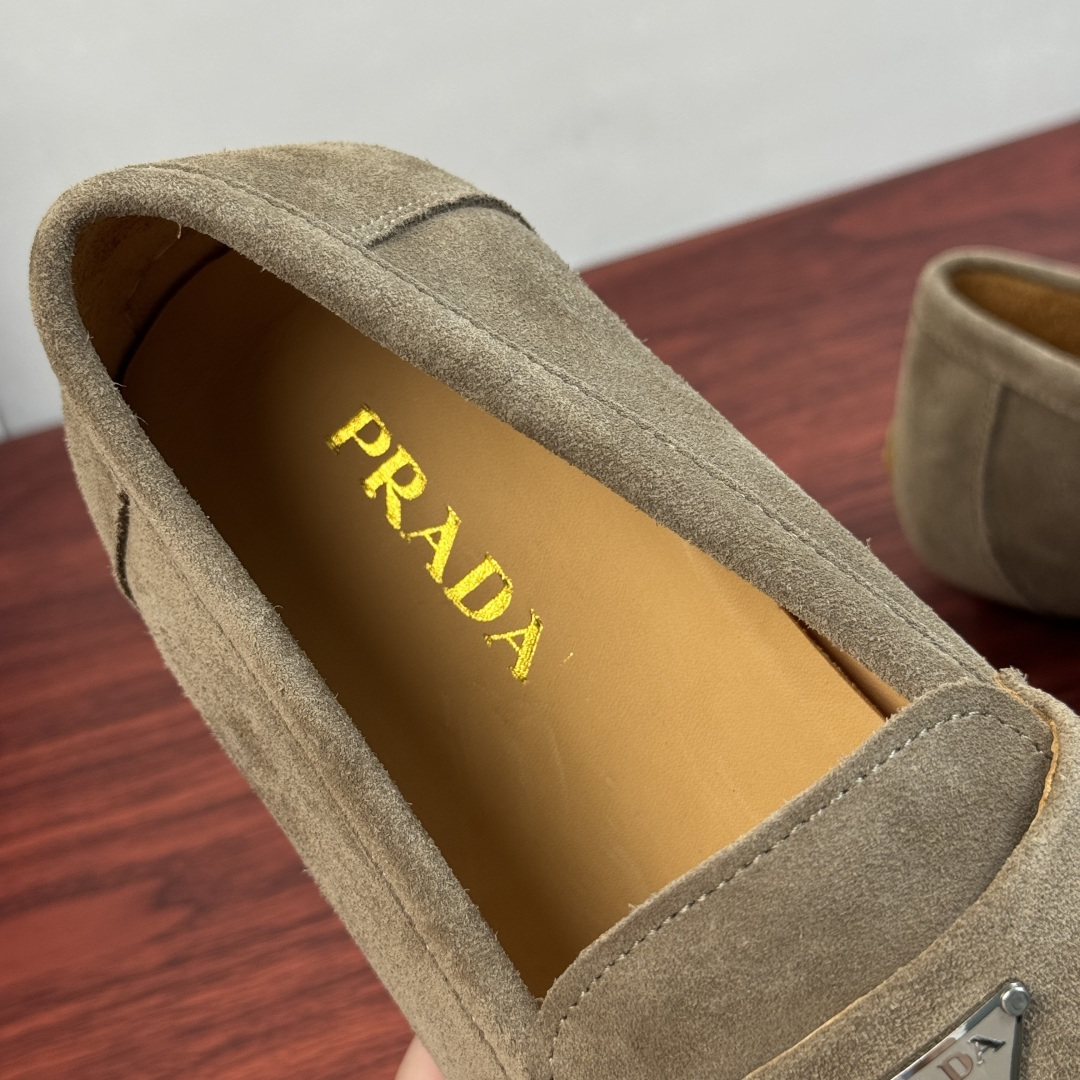 Cheap Prada Leather Dress Shoes For Men in 224683, $110 USD- [IB224683] - Replica Prada Leather Dress Shoes For Men