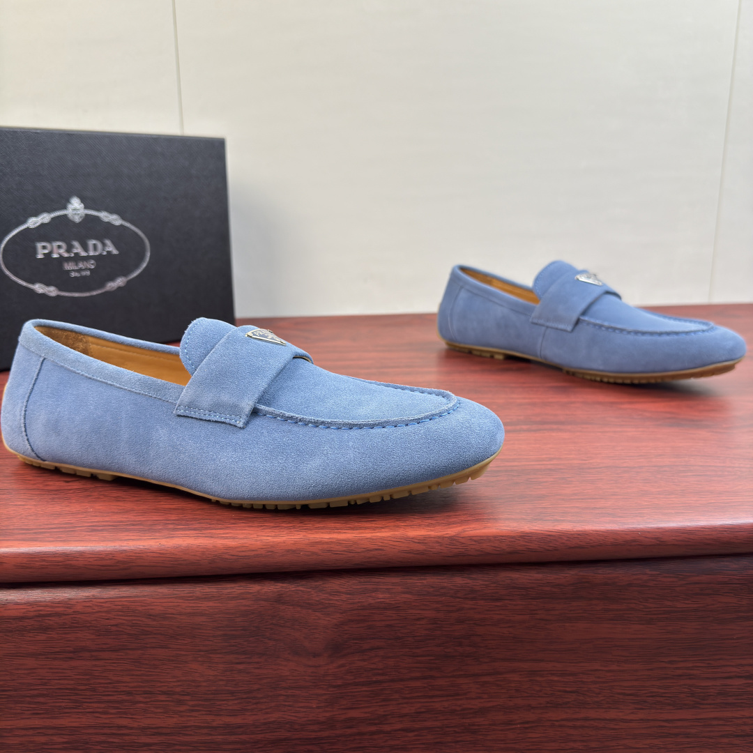 Cheap Prada Leather Dress Shoes For Men in 224685, $110 USD- [IB224685] - Replica Prada Leather Dress Shoes For Men