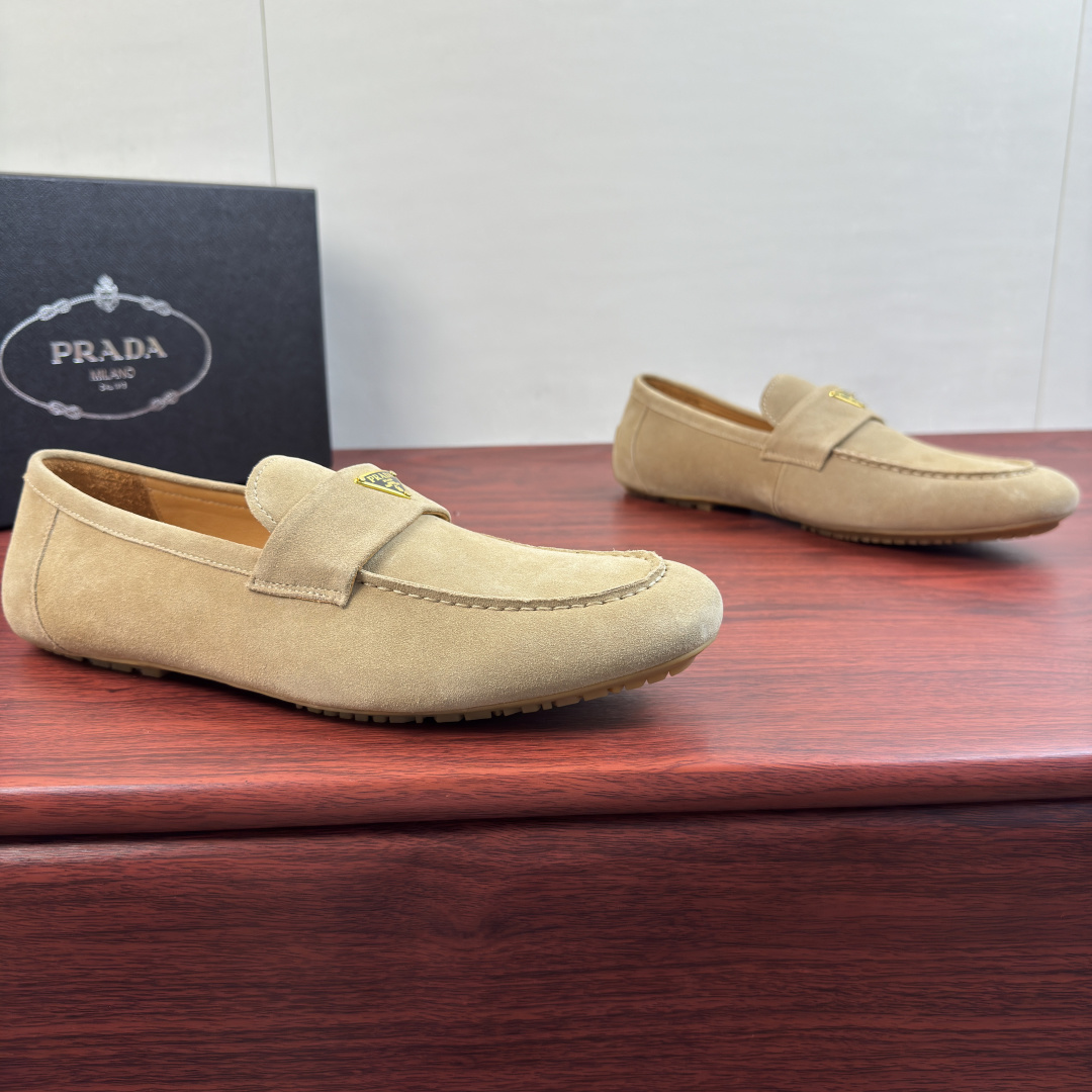 Cheap Prada Leather Dress Shoes For Men in 224686, $110 USD- [IB224686] - Replica Prada Leather Dress Shoes For Men
