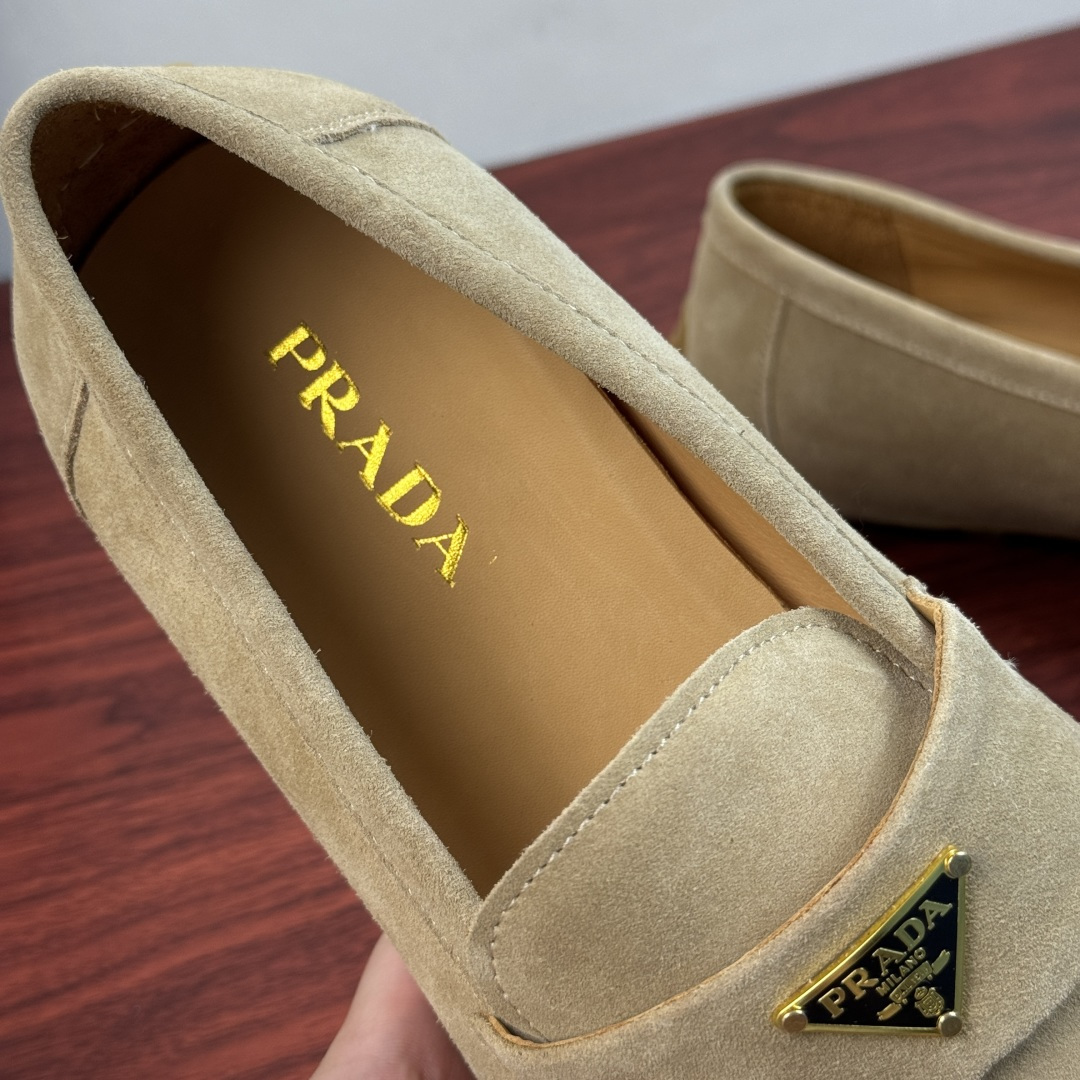 Cheap Prada Leather Dress Shoes For Men in 224686, $110 USD- [IB224686] - Replica Prada Leather Dress Shoes For Men