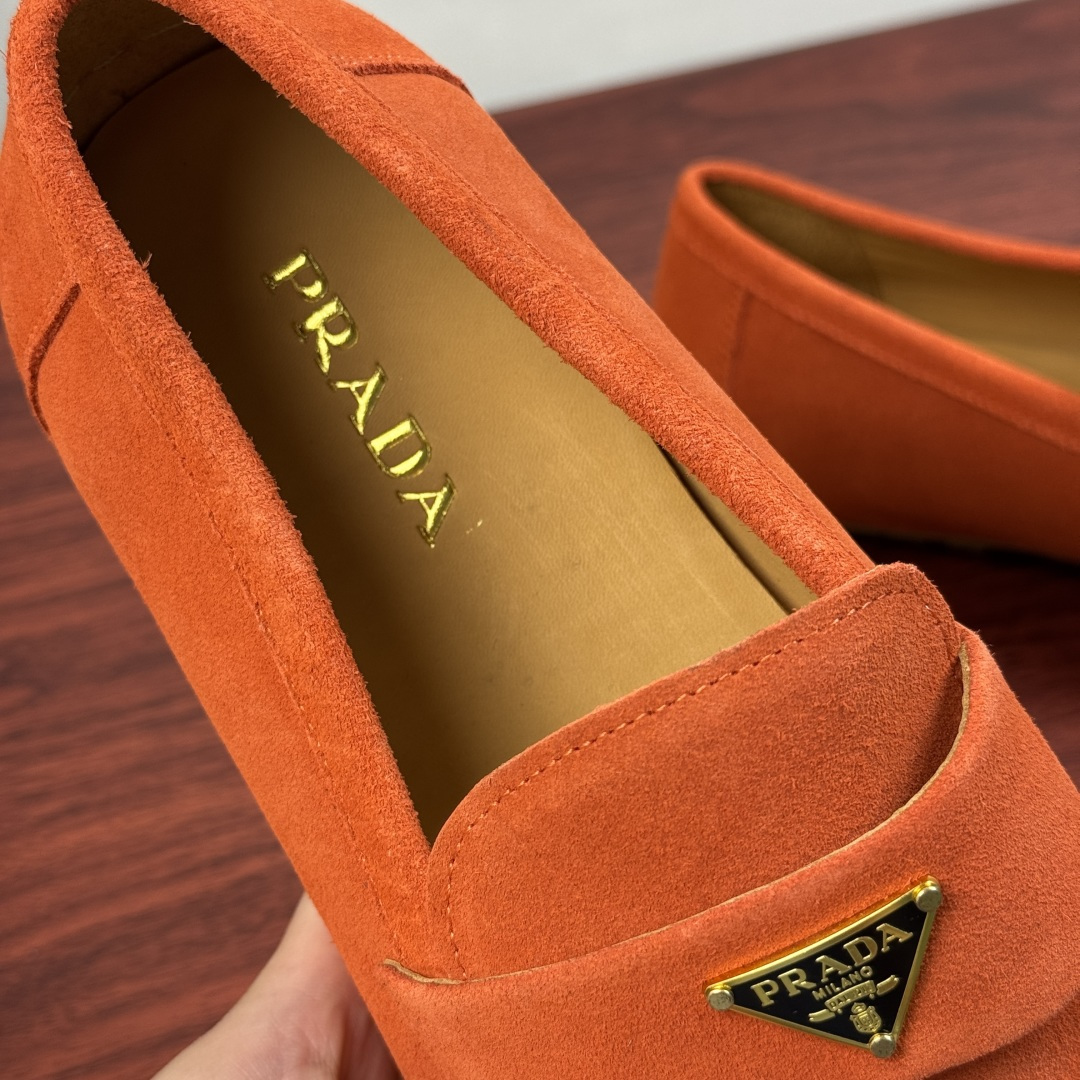 Cheap Prada Leather Dress Shoes For Men in 224687, $110 USD- [IB224687] - Replica Prada Leather Dress Shoes For Men