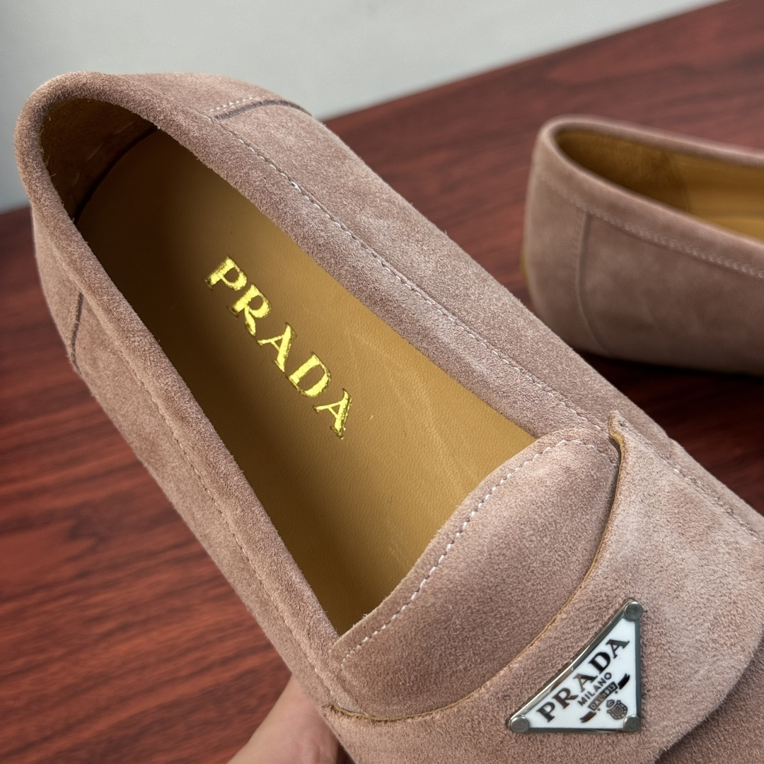 Cheap Prada Leather Dress Shoes For Men in 224688, $110 USD- [IB224688] - Replica Prada Leather Dress Shoes For Men