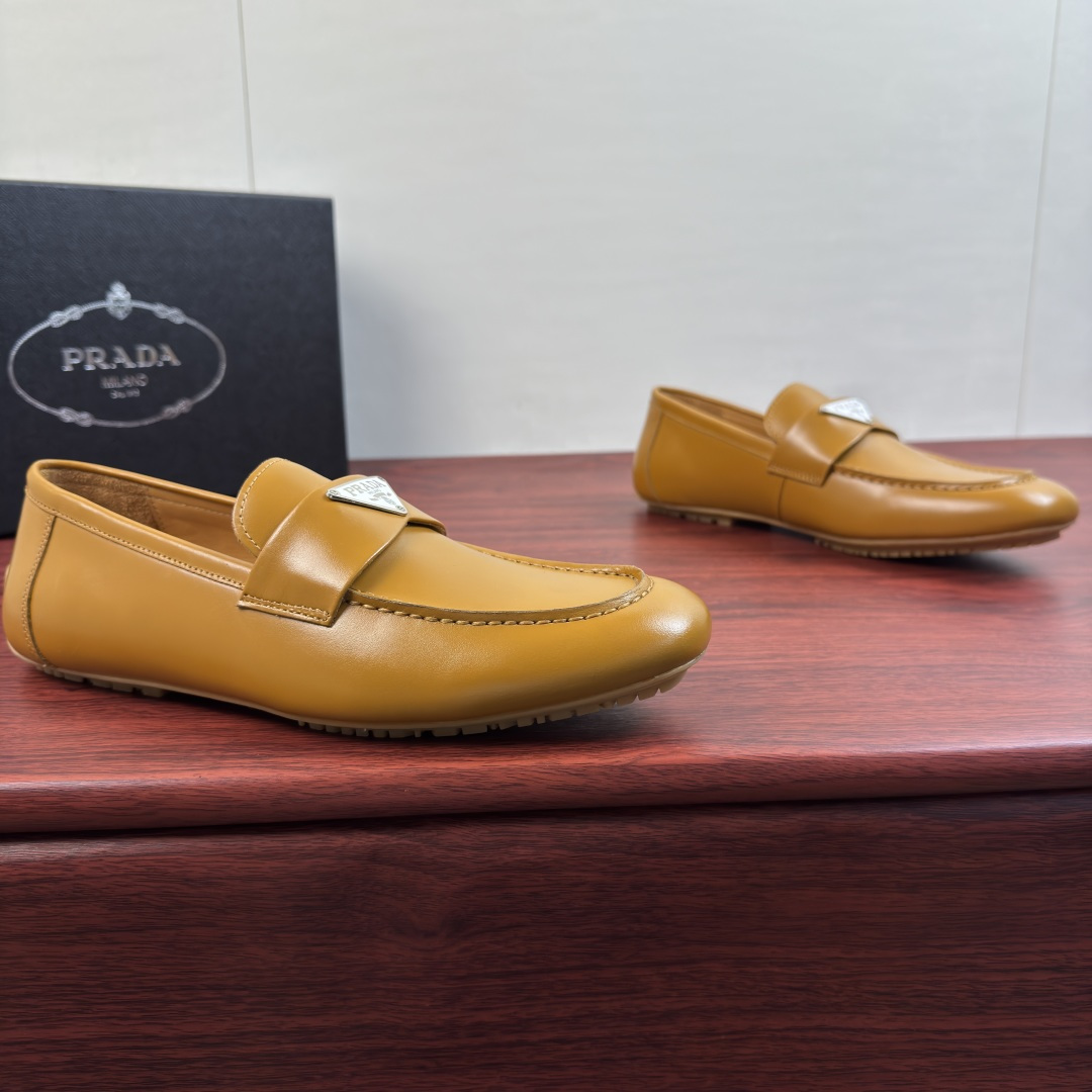 Cheap Prada Leather Dress Shoes For Men in 224692, $110 USD- [IB224692] - Replica Prada Leather Dress Shoes For Men
