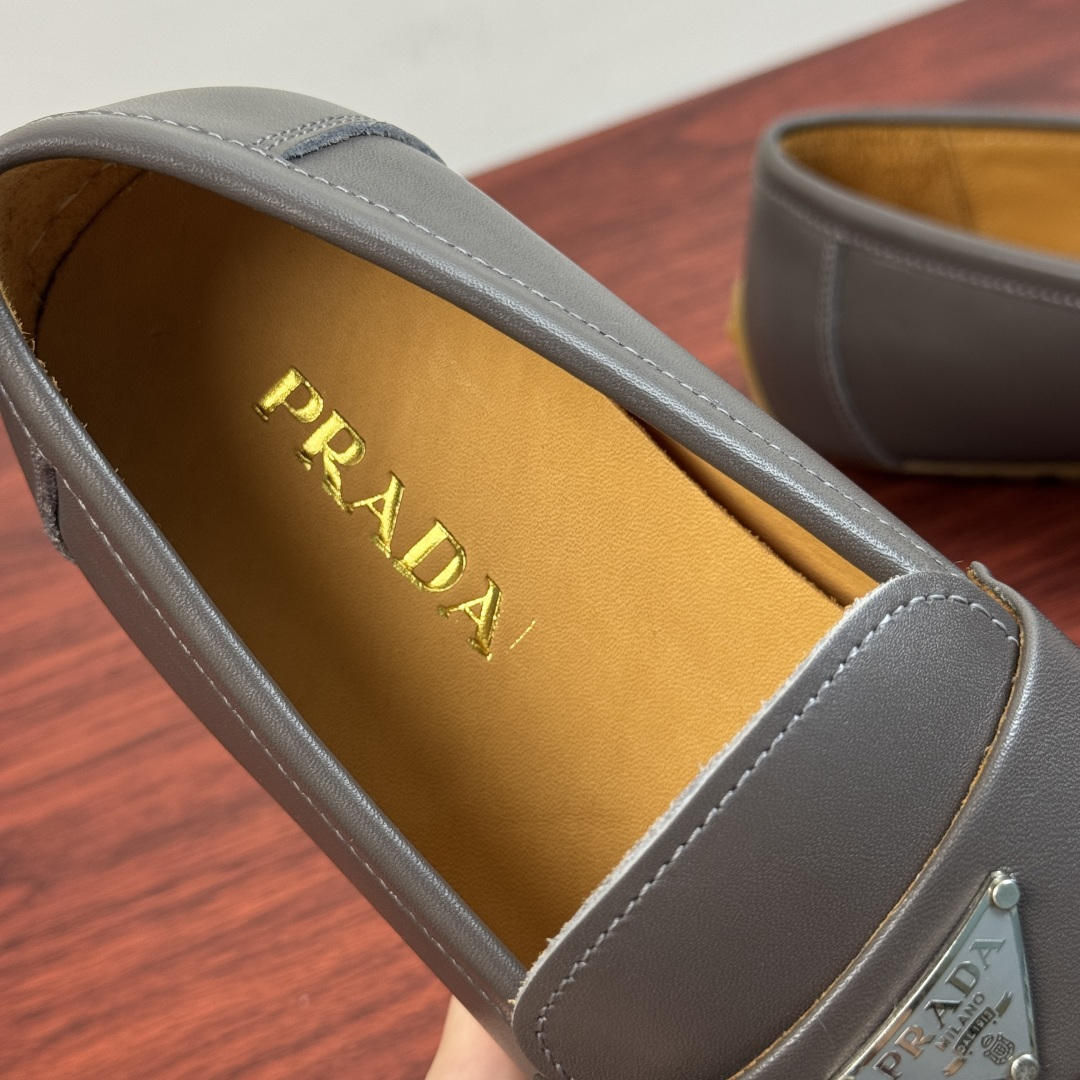 Cheap Prada Leather Dress Shoes For Men in 224693, $110 USD- [IB224693] - Replica Prada Leather Dress Shoes For Men