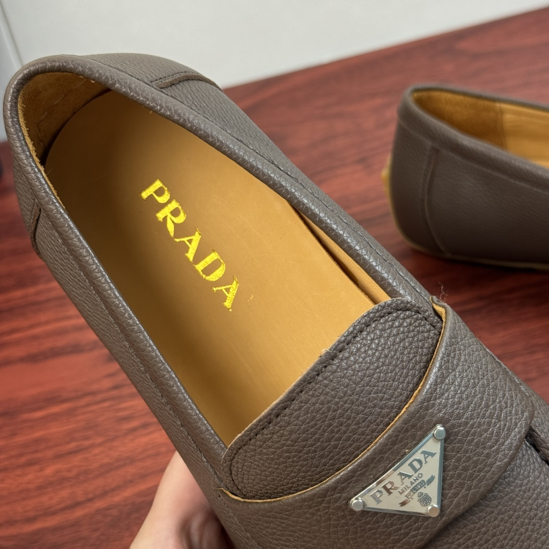 Cheap Prada Leather Dress Shoes For Men in 224695, $110 USD- [IB224695] - Replica Prada Leather Dress Shoes For Men