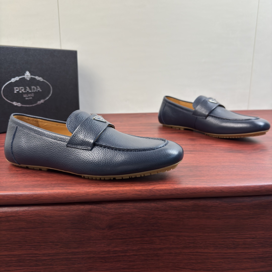 Cheap Prada Leather Dress Shoes For Men in 224696, $110 USD- [IB224696] - Replica Prada Leather Dress Shoes For Men