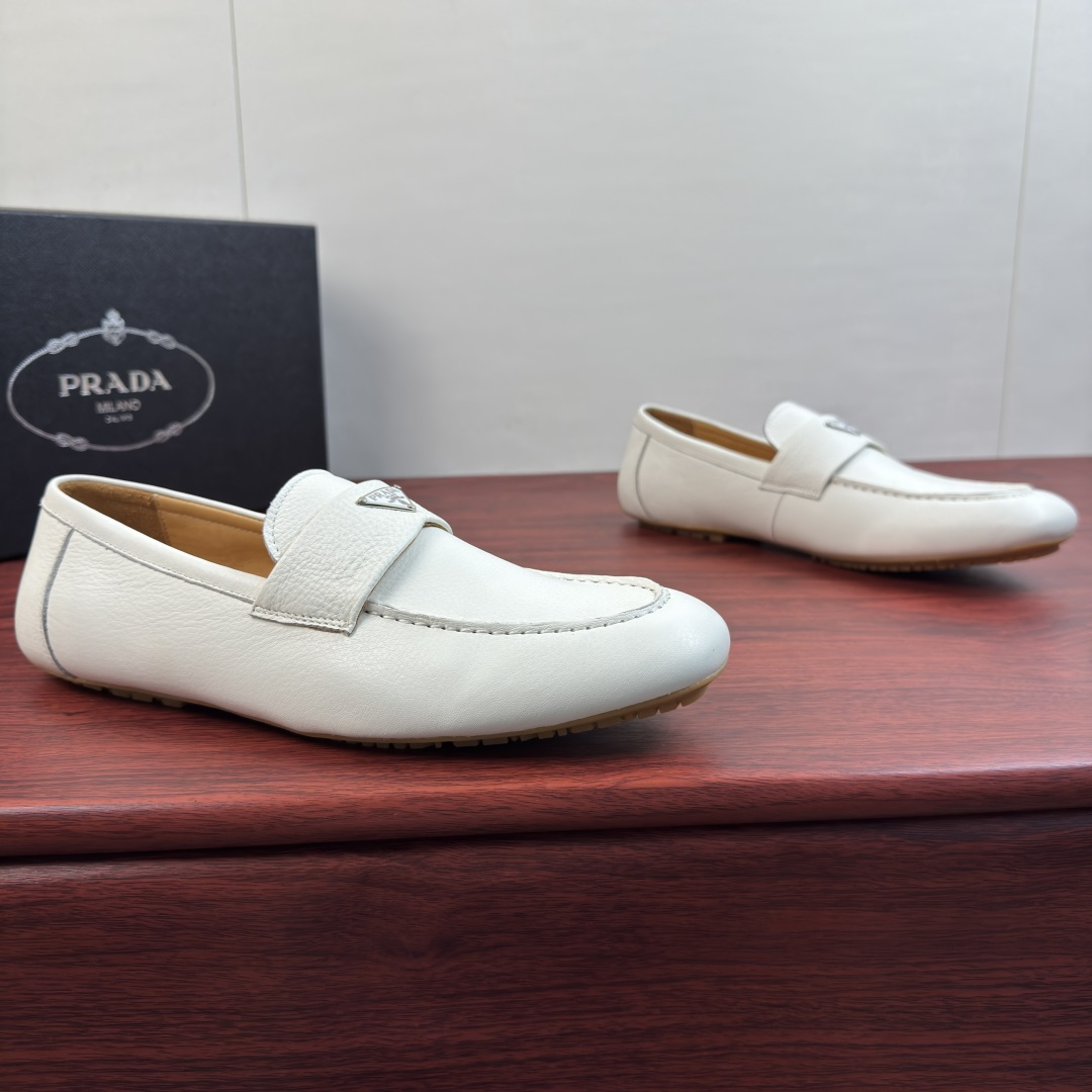 Cheap Prada Leather Dress Shoes For Men in 224698, $110 USD- [IB224698] - Replica Prada Leather Dress Shoes For Men