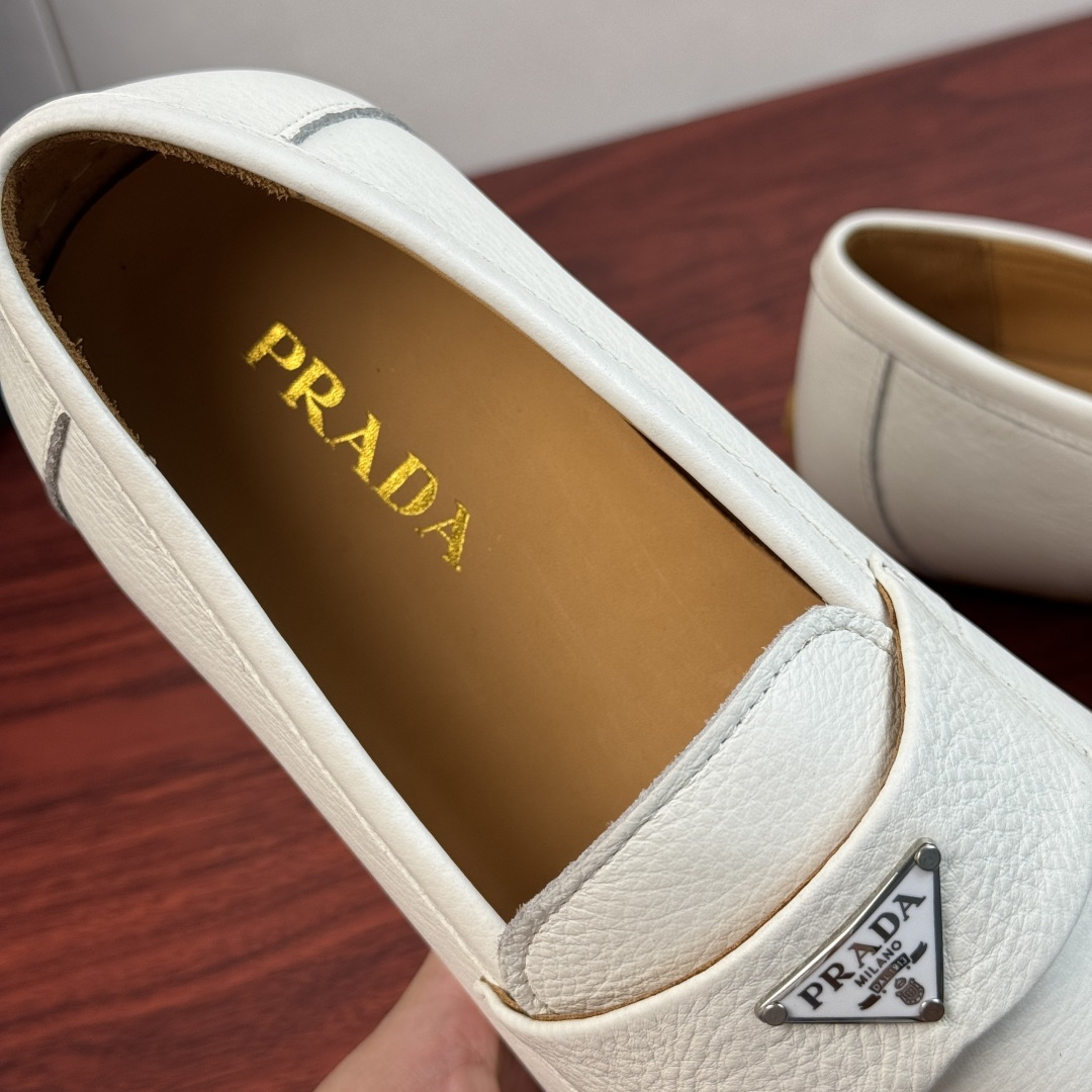 Cheap Prada Leather Dress Shoes For Men in 224698, $110 USD- [IB224698] - Replica Prada Leather Dress Shoes For Men