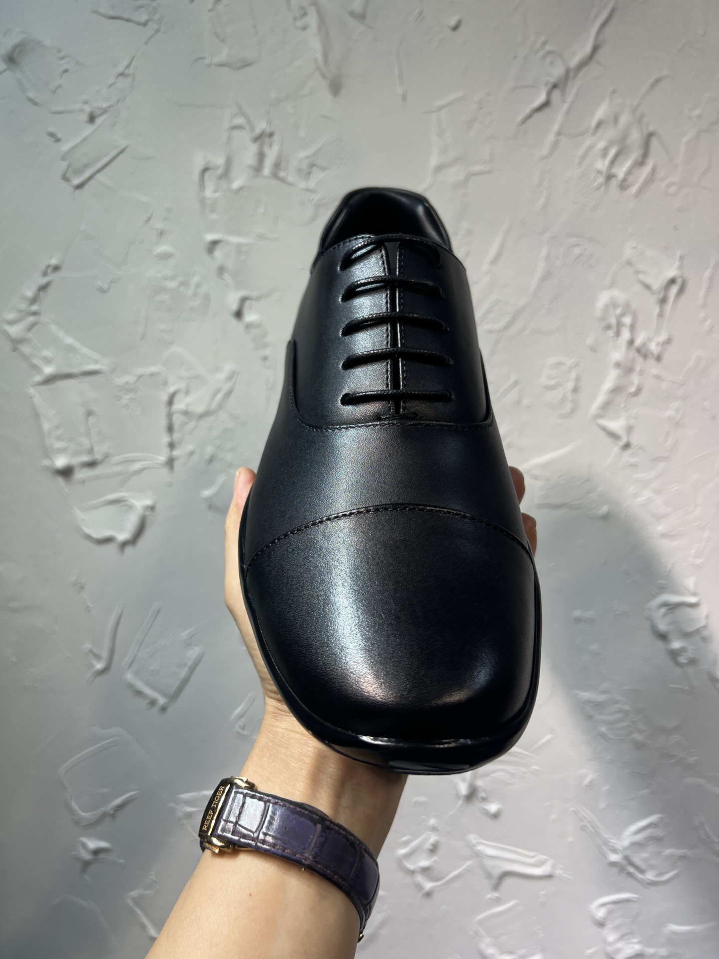 Cheap Prada Leather Dress Shoes For Men in 224708, $120 USD- [IB224708] - Replica Prada Leather Dress Shoes For Men