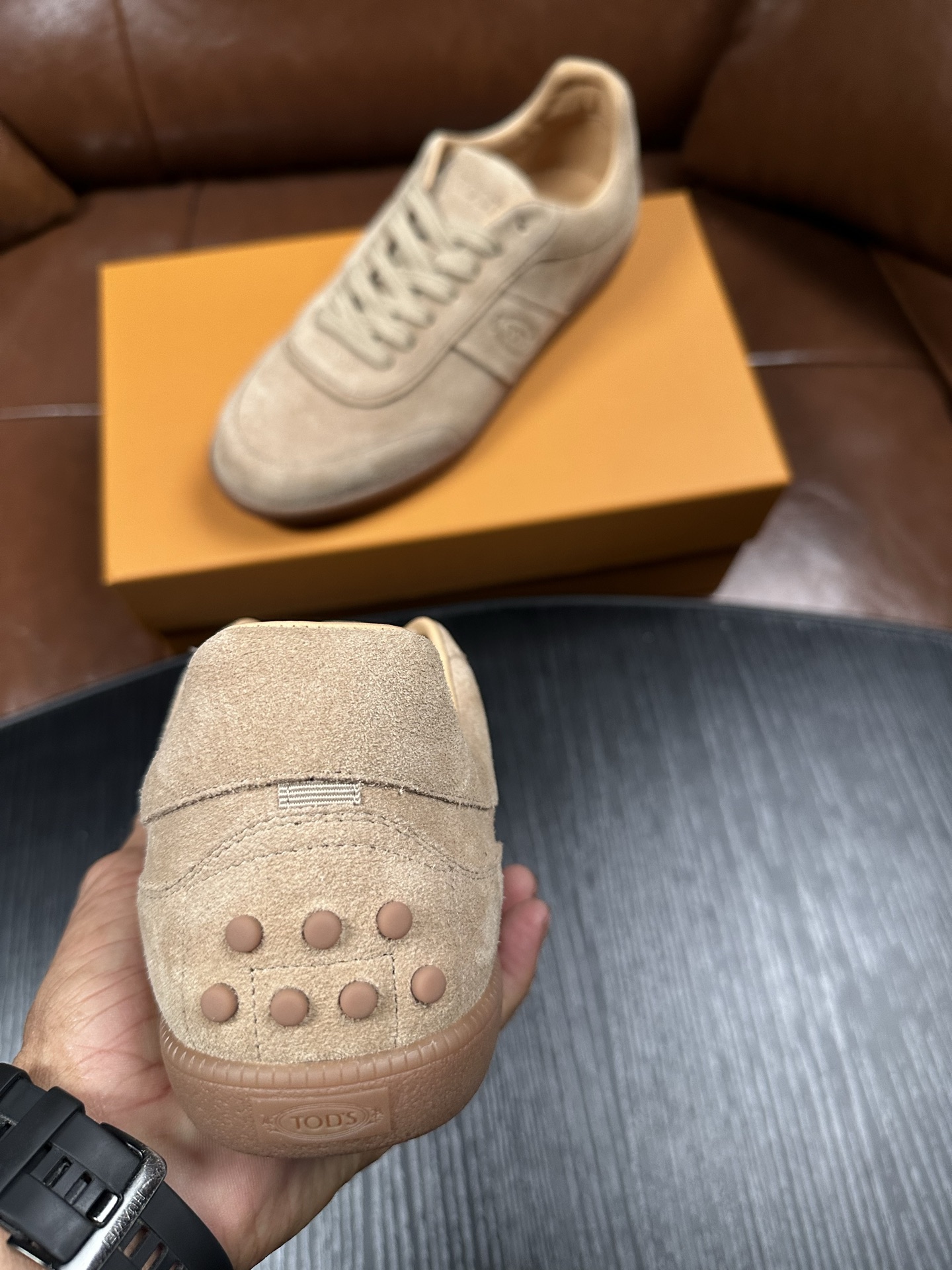 Cheap Tods Leather Loafers For Men in 224710, $95 USD- [IB224710] - Replica Tods Leather Loafers For Men