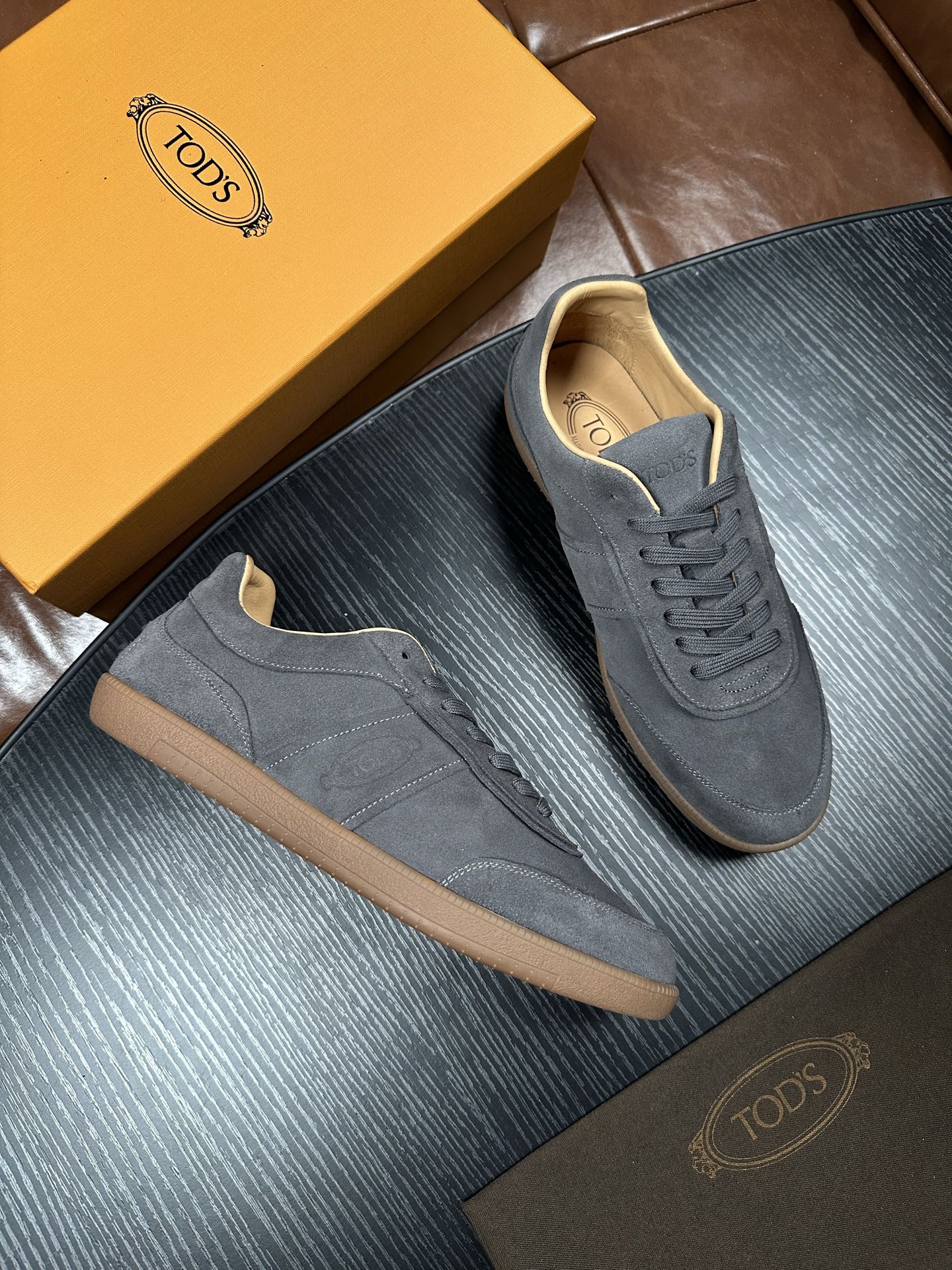 Cheap Tods Leather Loafers For Men in 224711, $95 USD- [IB224711] - Replica Tods Leather Loafers For Men
