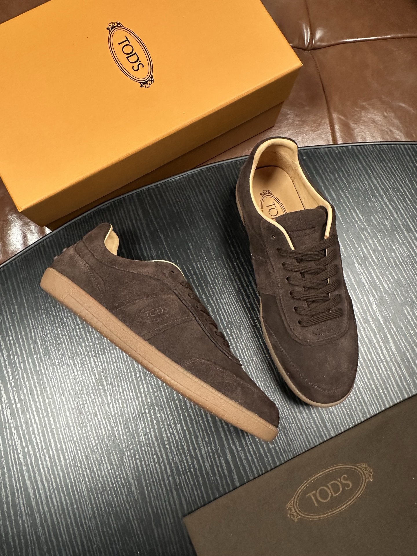Cheap Tods Leather Loafers For Men in 224712, $95 USD- [IB224712] - Replica Tods Leather Loafers For Men