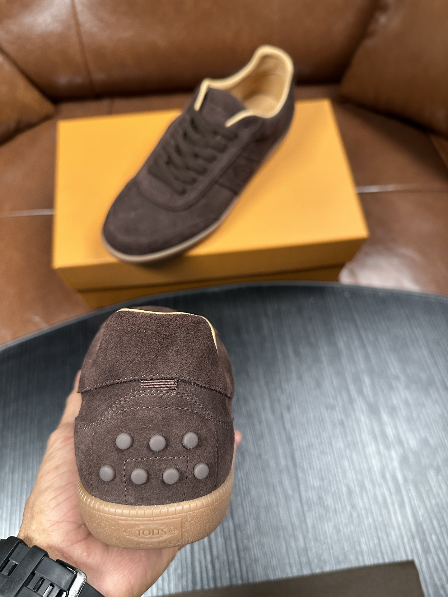 Cheap Tods Leather Loafers For Men in 224712, $95 USD- [IB224712] - Replica Tods Leather Loafers For Men