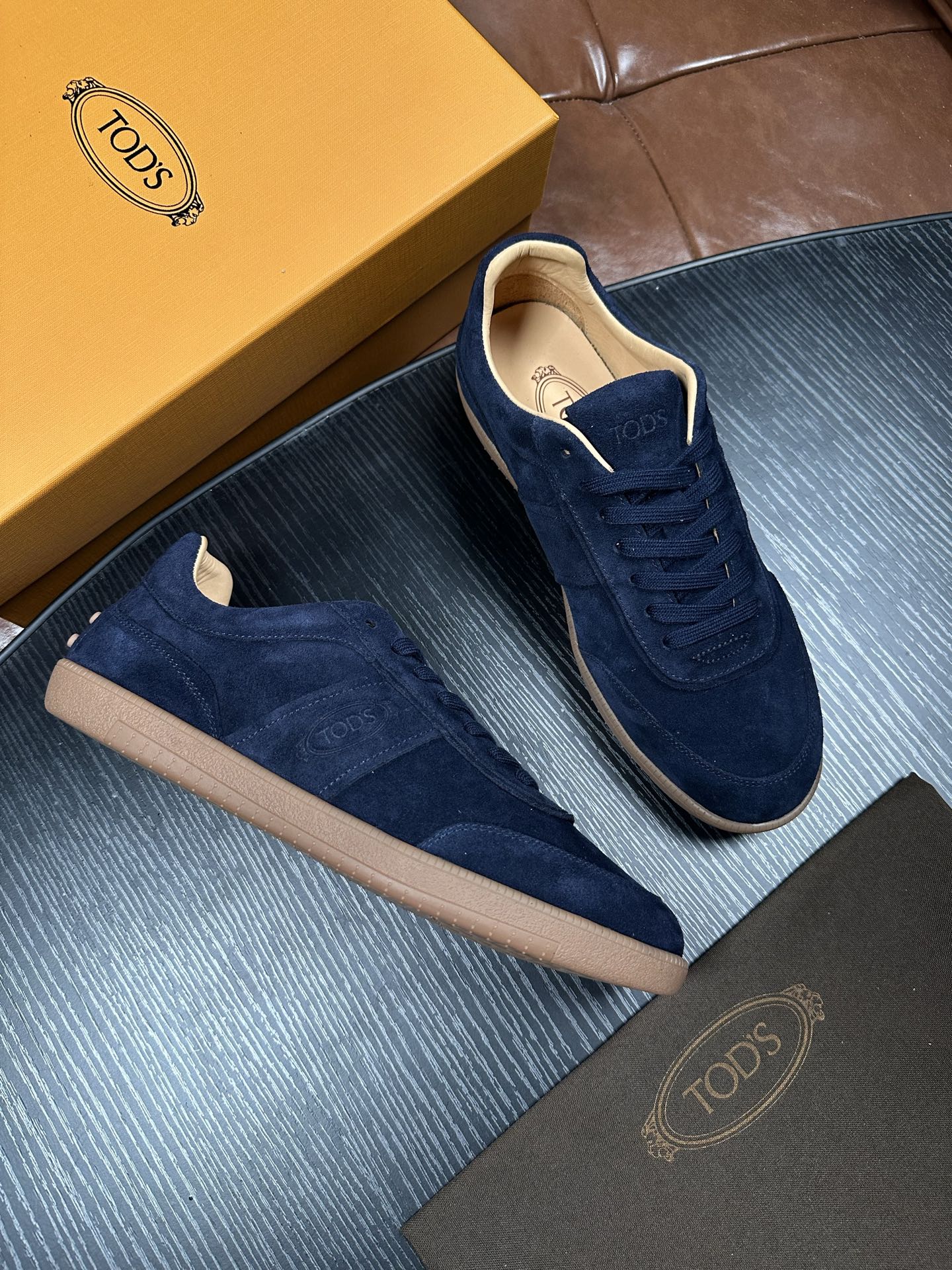 Cheap Tods Leather Loafers For Men in 224713, $95 USD- [IB224713] - Replica Tods Leather Loafers For Men