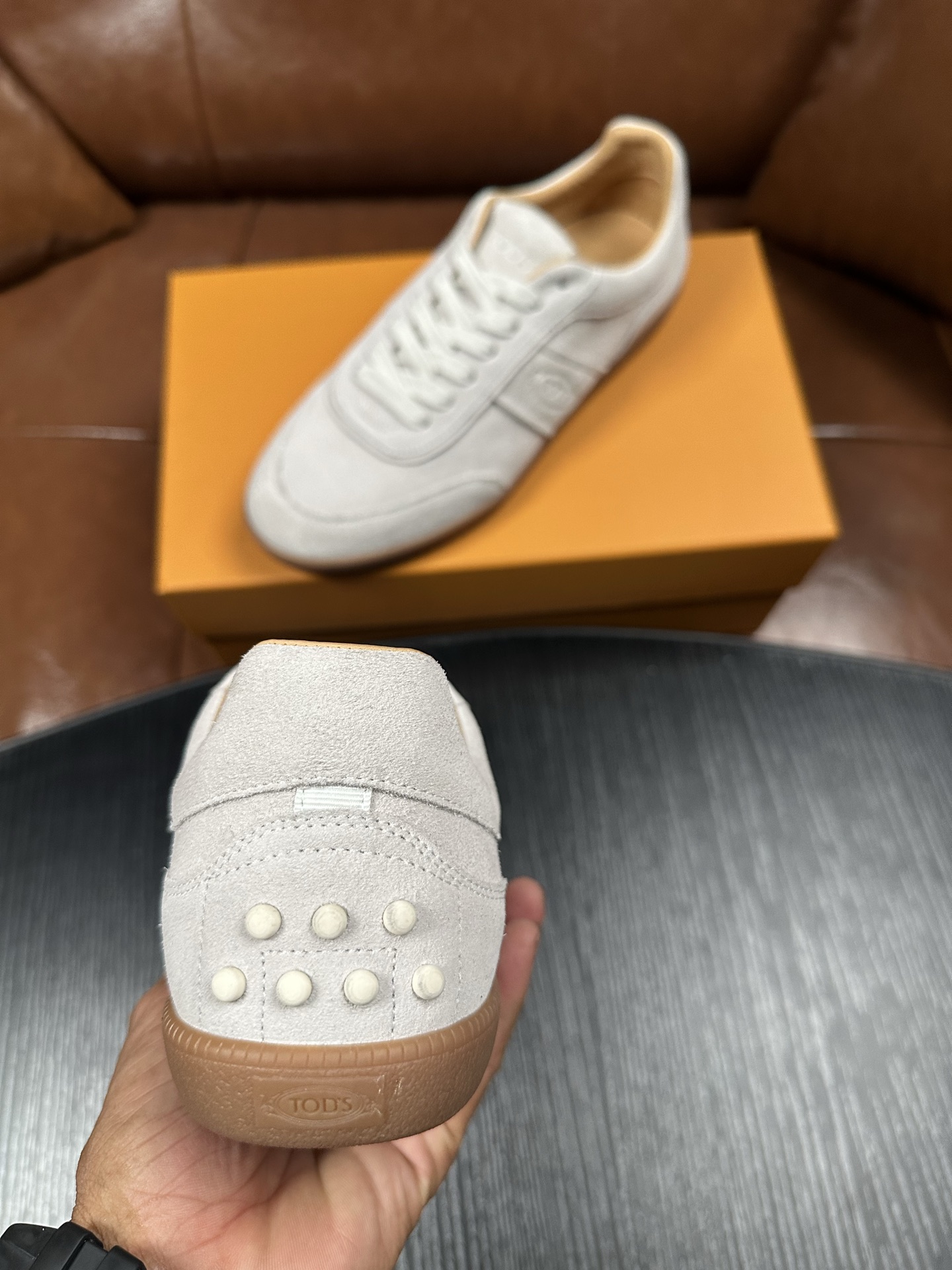 Cheap Tods Leather Loafers For Men in 224714, $95 USD- [IB224714] - Replica Tods Leather Loafers For Men