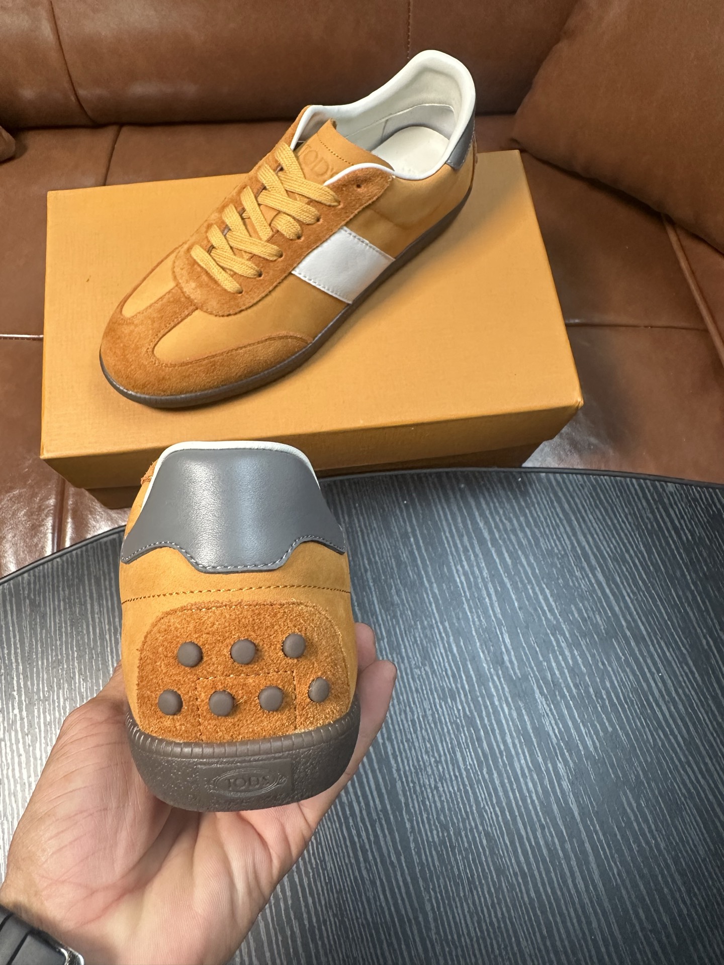 Cheap Tods Leather Loafers For Men in 224721, $95 USD- [IB224721] - Replica Tods Leather Loafers For Men