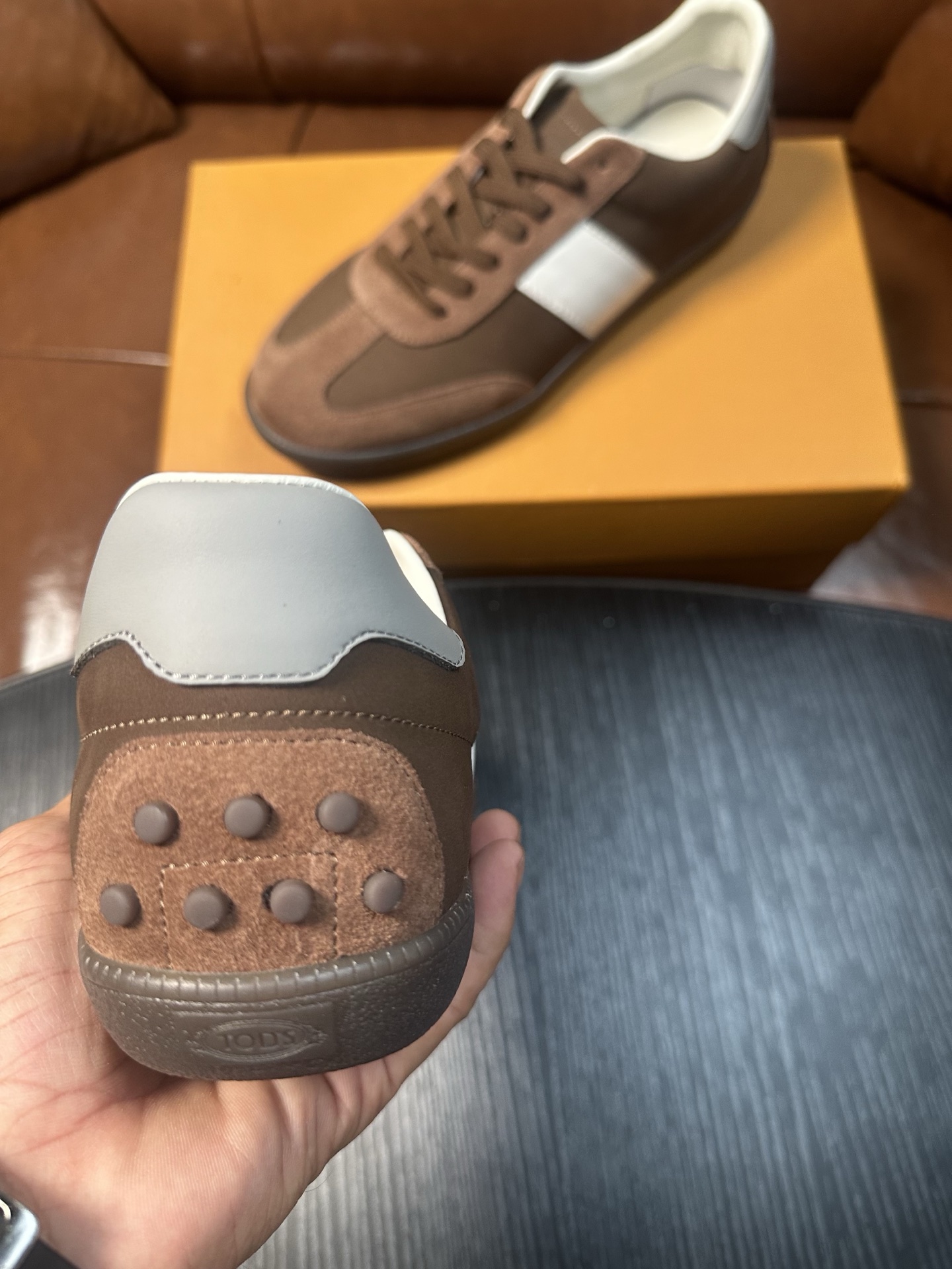 Cheap Tods Leather Loafers For Men in 224722, $95 USD- [IB224722] - Replica Tods Leather Loafers For Men