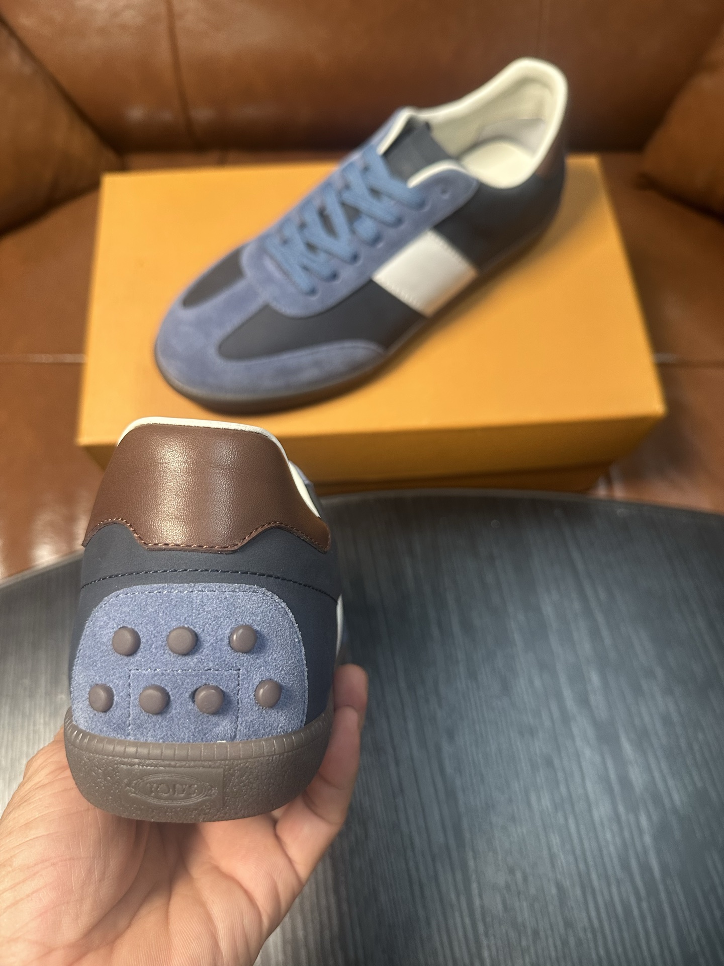 Cheap Tods Leather Loafers For Men in 224724, $95 USD- [IB224724] - Replica Tods Leather Loafers For Men