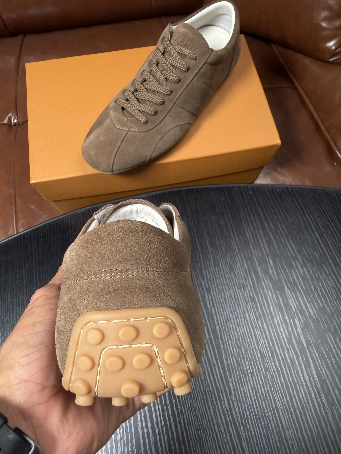 Cheap Tods Leather Loafers For Men in 224725, $95 USD- [IB224725] - Replica Tods Leather Loafers For Men