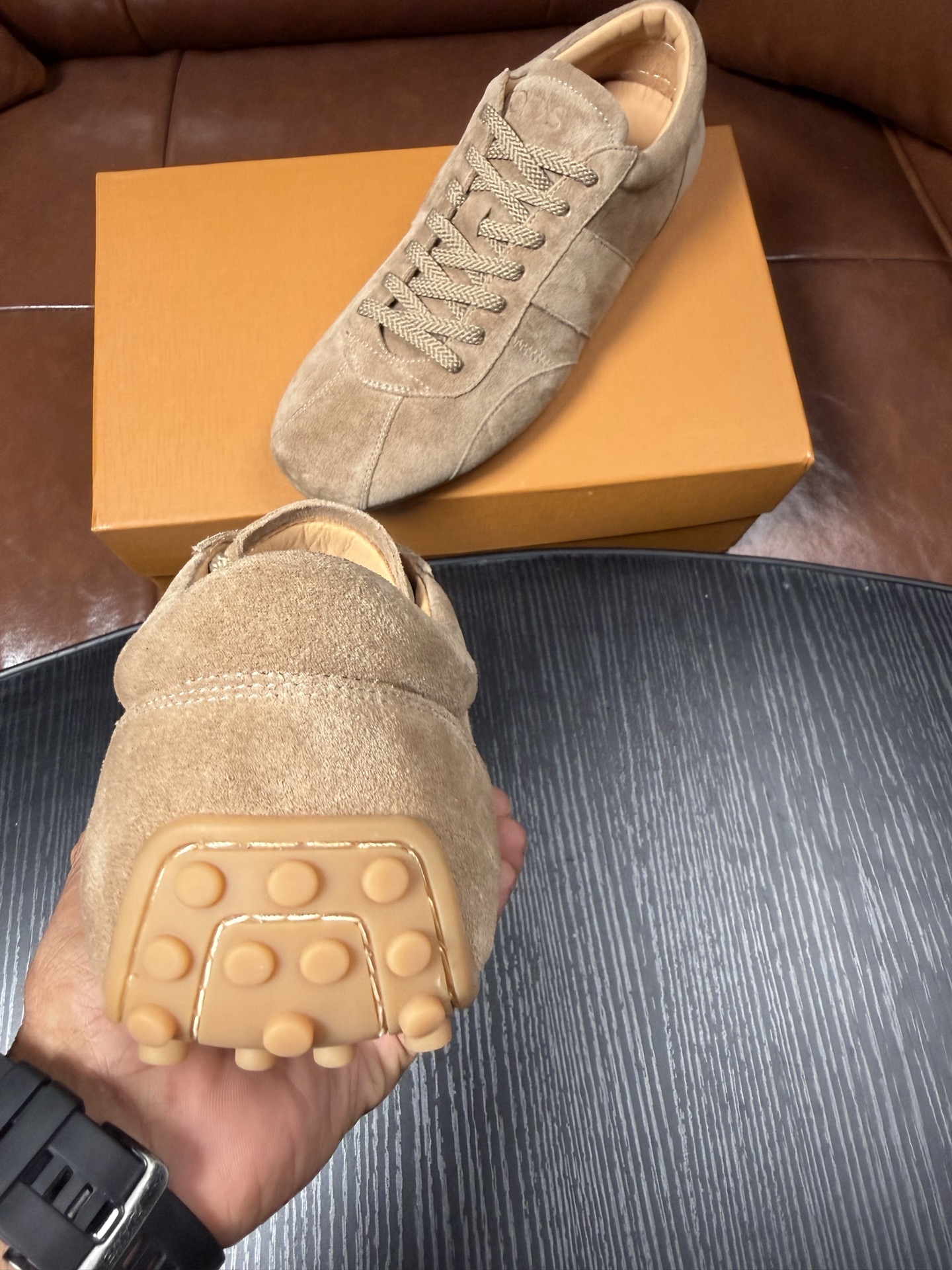 Cheap Tods Leather Loafers For Men in 224727, $95 USD- [IB224727] - Replica Tods Leather Loafers For Men