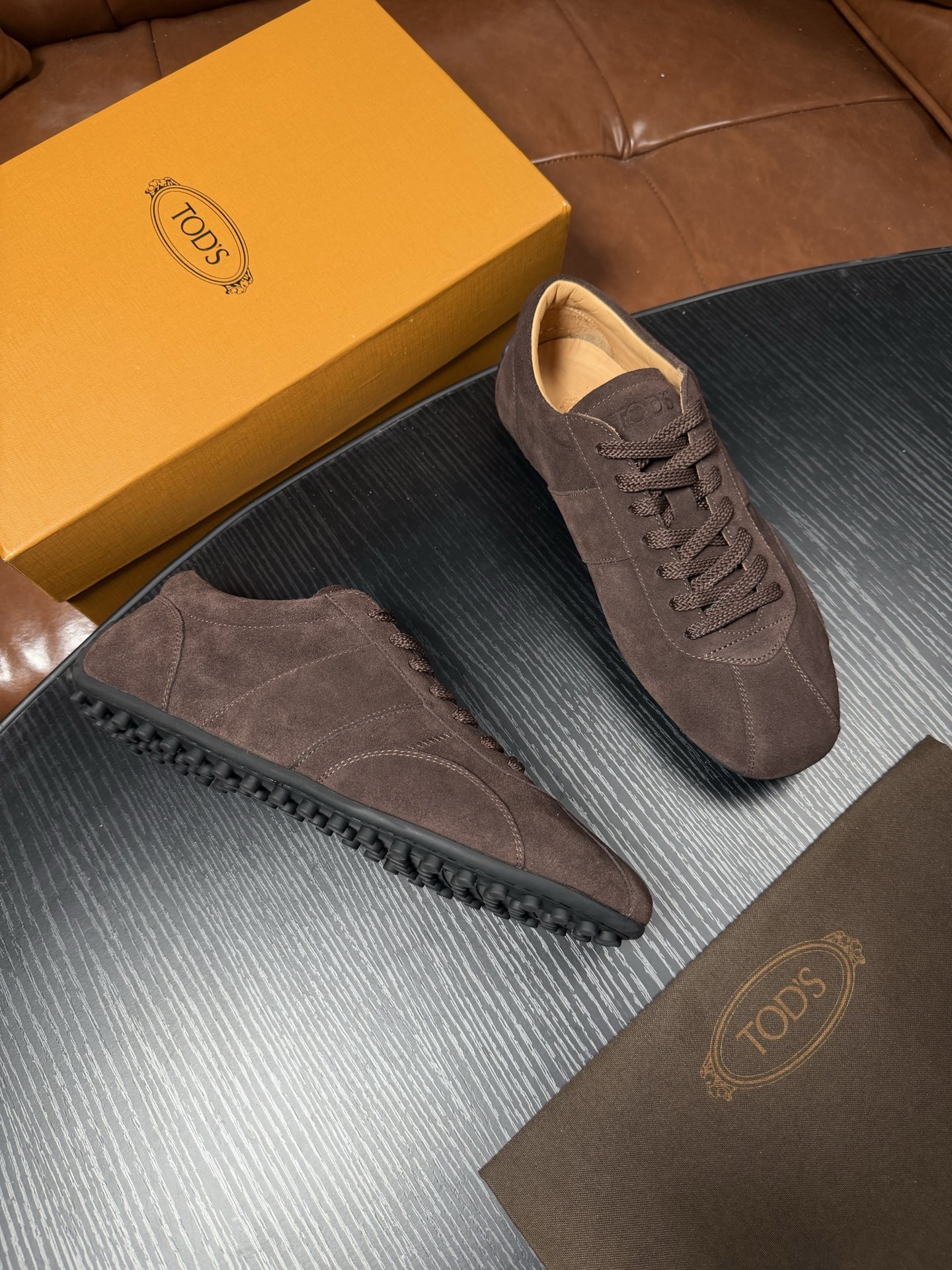 Cheap Tods Leather Loafers For Men in 224730, $95 USD- [IB224730] - Replica Tods Leather Loafers For Men