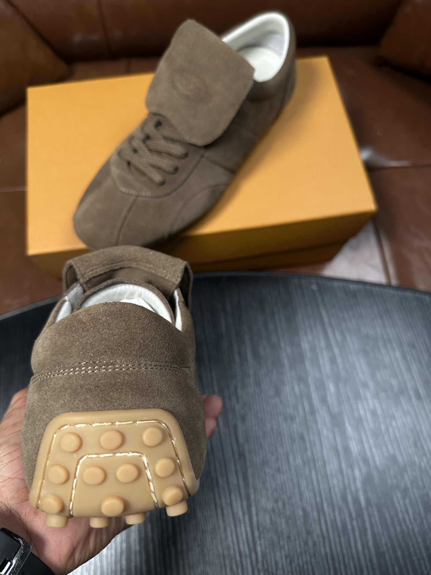 Cheap Tods Leather Loafers For Men in 224731, $95 USD- [IB224731] - Replica Tods Leather Loafers For Men