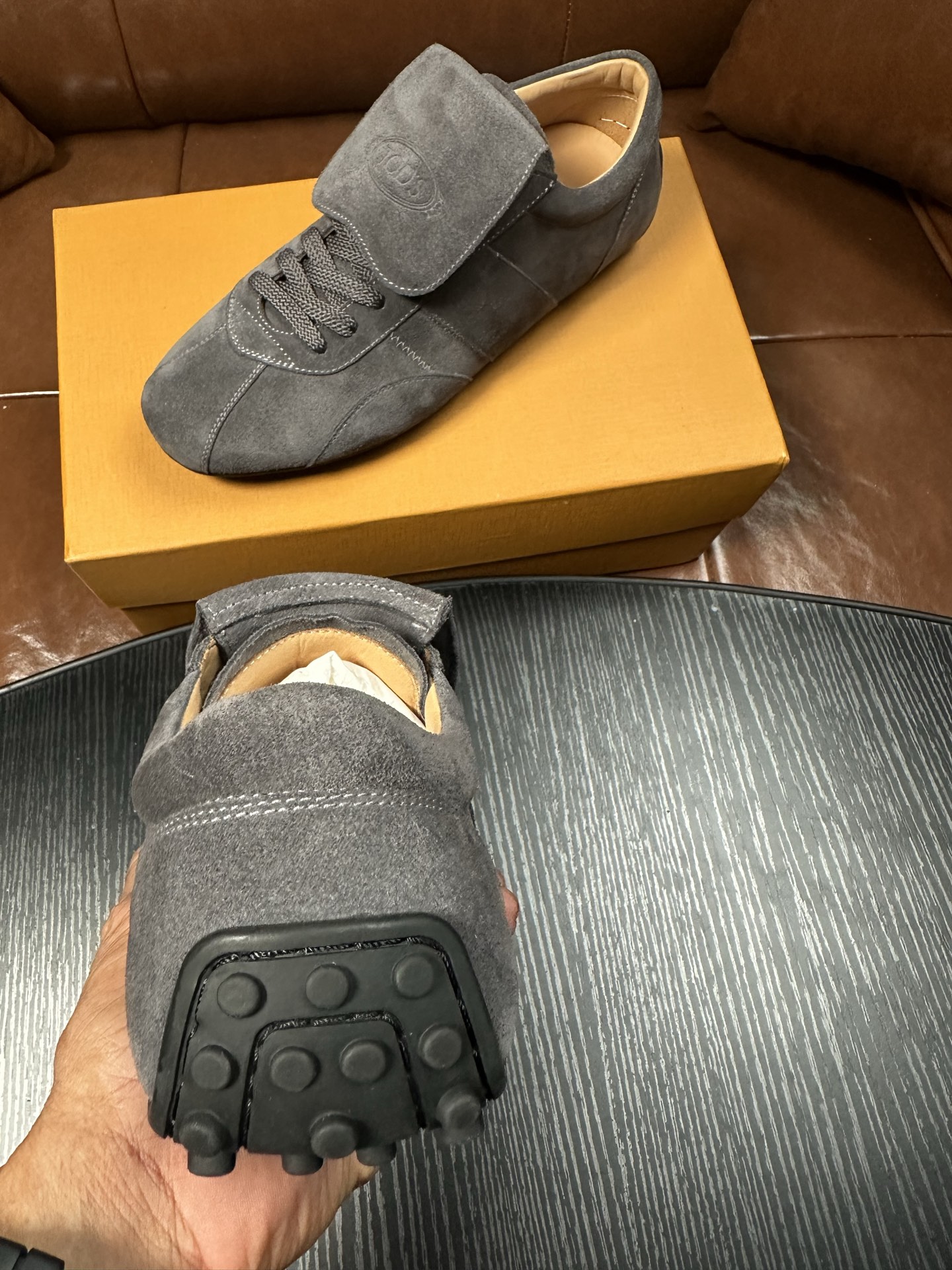 Cheap Tods Leather Loafers For Men in 224735, $95 USD- [IB224735] - Replica Tods Leather Loafers For Men