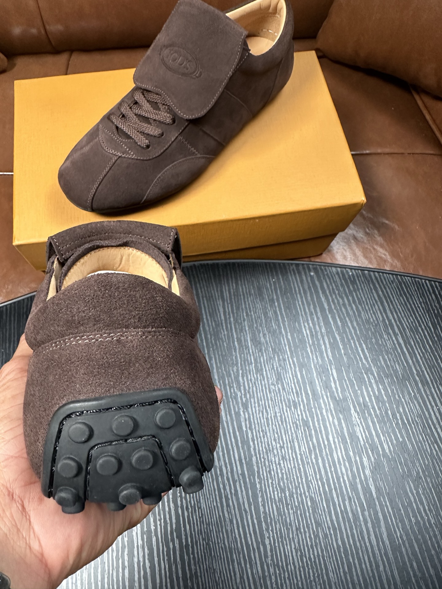 Cheap Tods Leather Loafers For Men in 224736, $95 USD- [IB224736] - Replica Tods Leather Loafers For Men