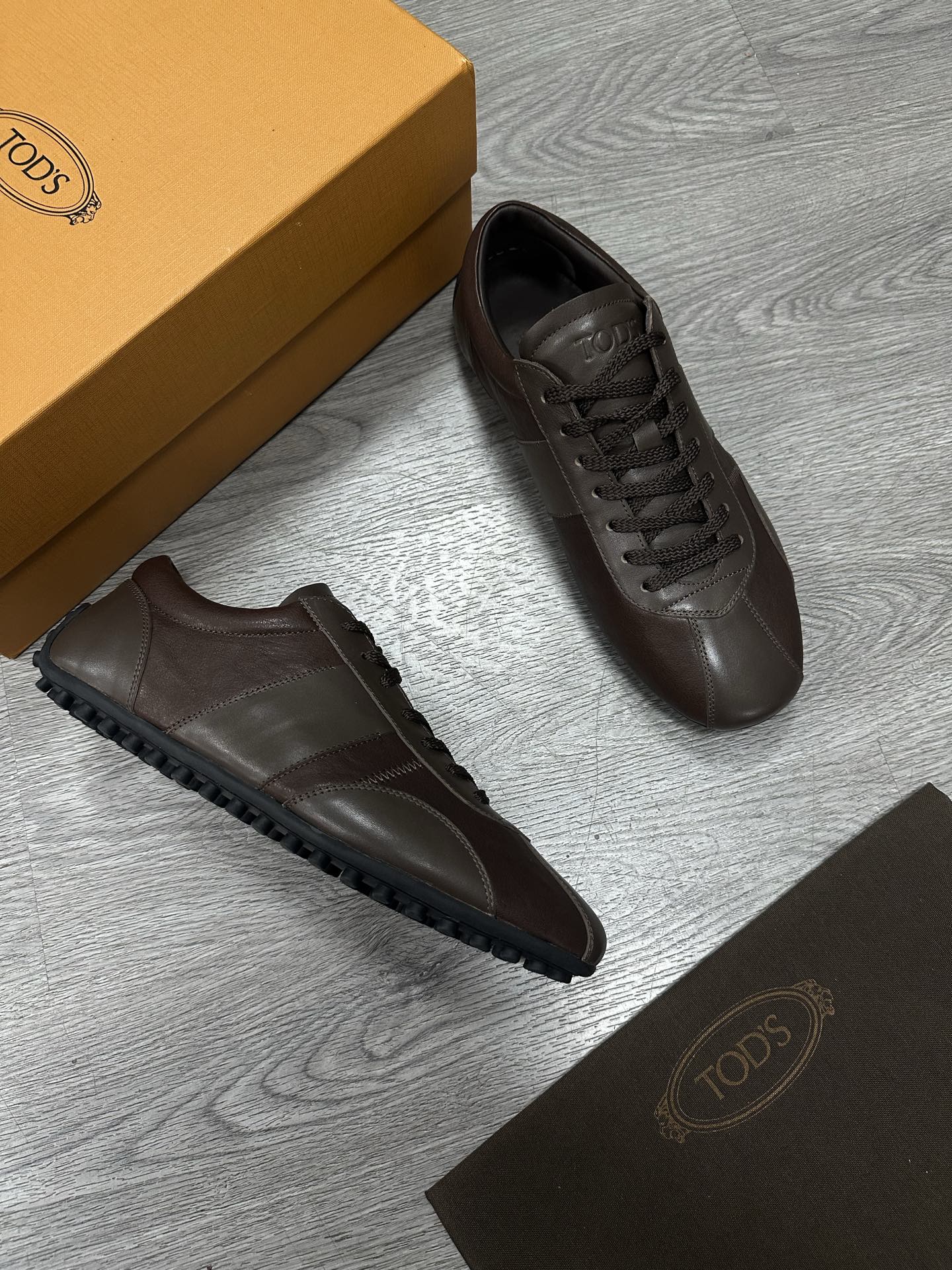 Cheap Tods Leather Loafers For Men in 224741, $95 USD- [IB224741] - Replica Tods Leather Loafers For Men