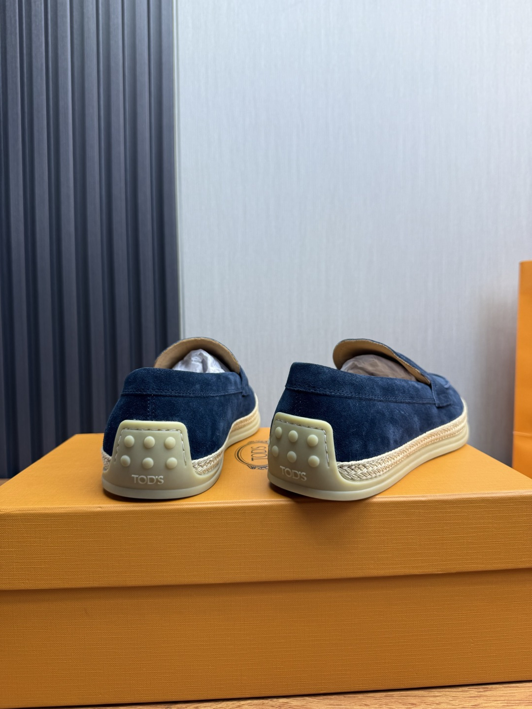 Cheap Tods Leather Loafers For Men in 224745, $95 USD- [IB224745] - Replica Tods Leather Loafers For Men