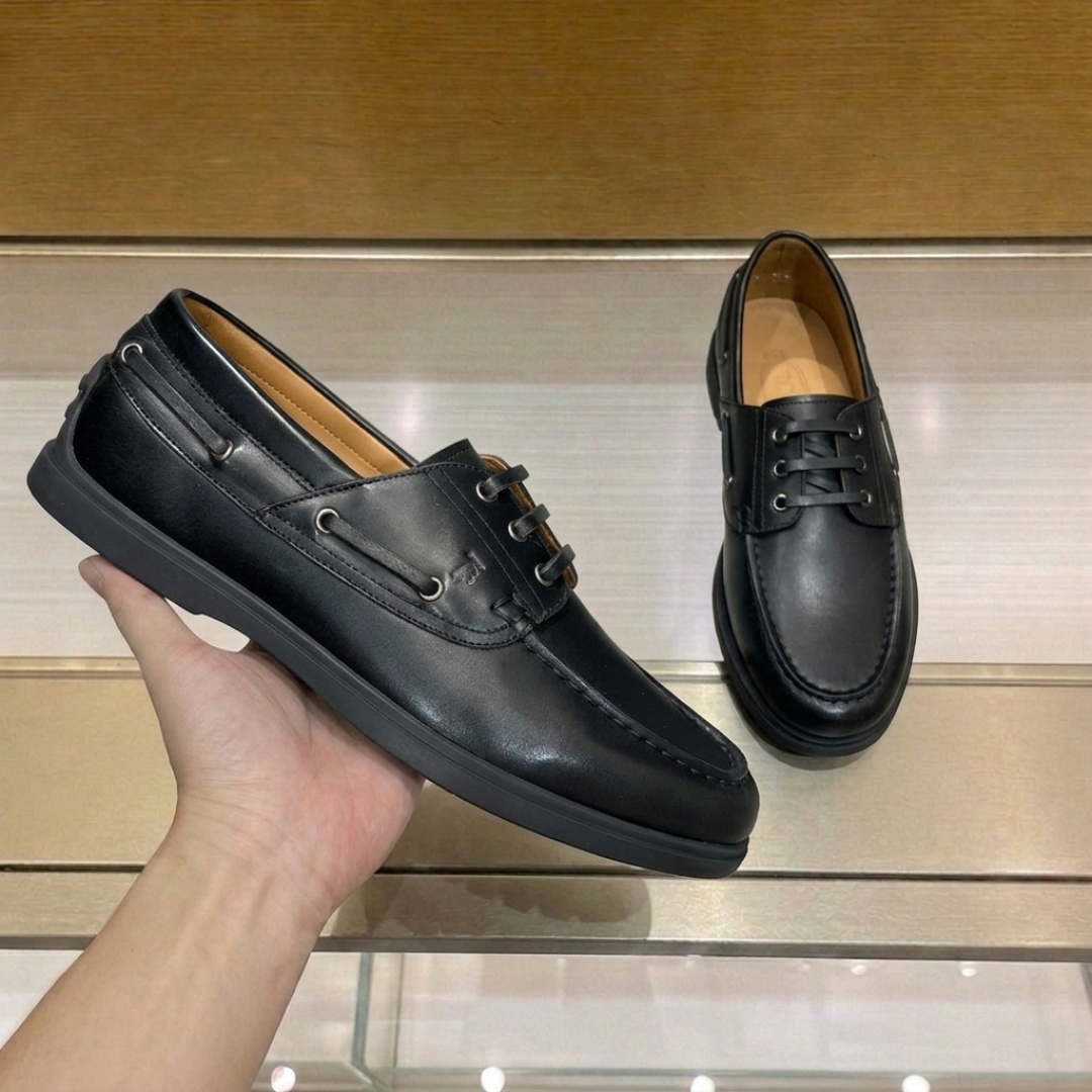 Cheap Tods Leather Loafers For Men in 224773, $120 USD- [IB224773] - Replica Tods Leather Loafers For Men