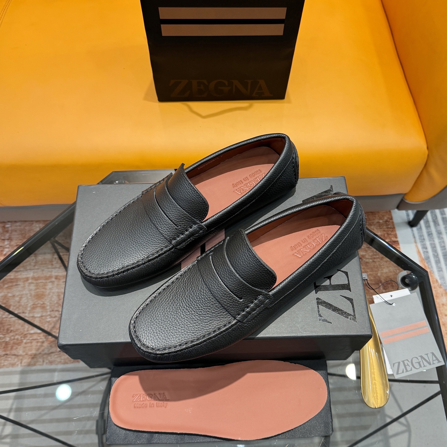 Cheap ZEGNA Shoes for MEN in 224774, $105 USD- [IB224774] - Replica ZEGNA Shoes for MEN