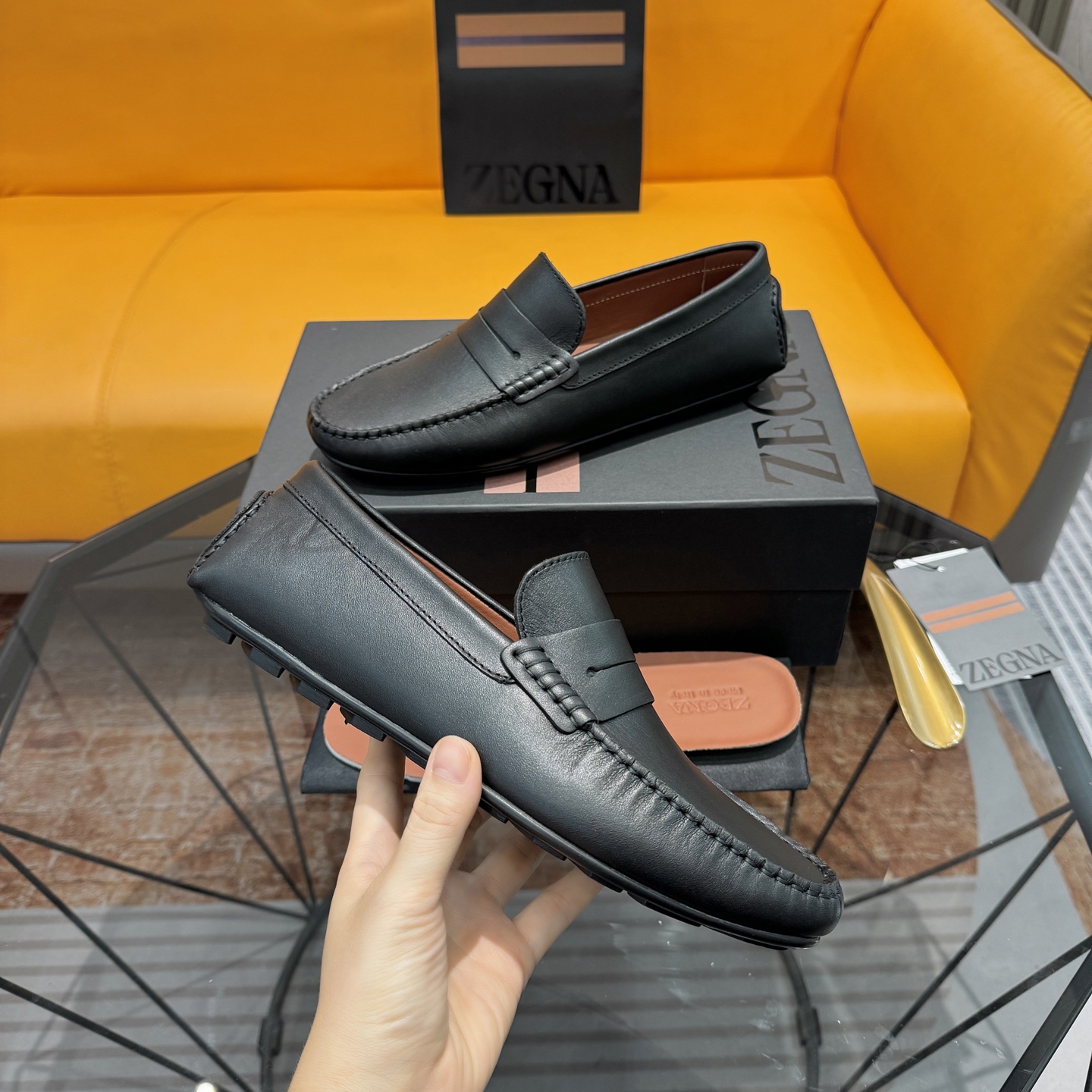 Cheap ZEGNA Shoes for MEN in 224775, $105 USD- [IB224775] - Replica ZEGNA Shoes for MEN