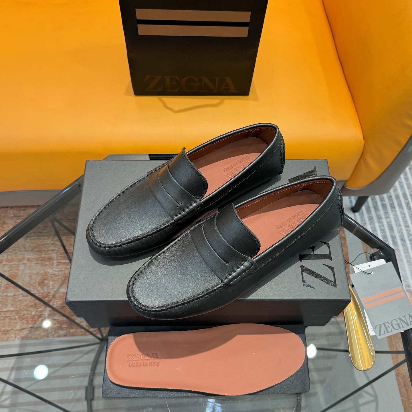 Cheap ZEGNA Shoes for MEN in 224775, $105 USD- [IB224775] - Replica ZEGNA Shoes for MEN