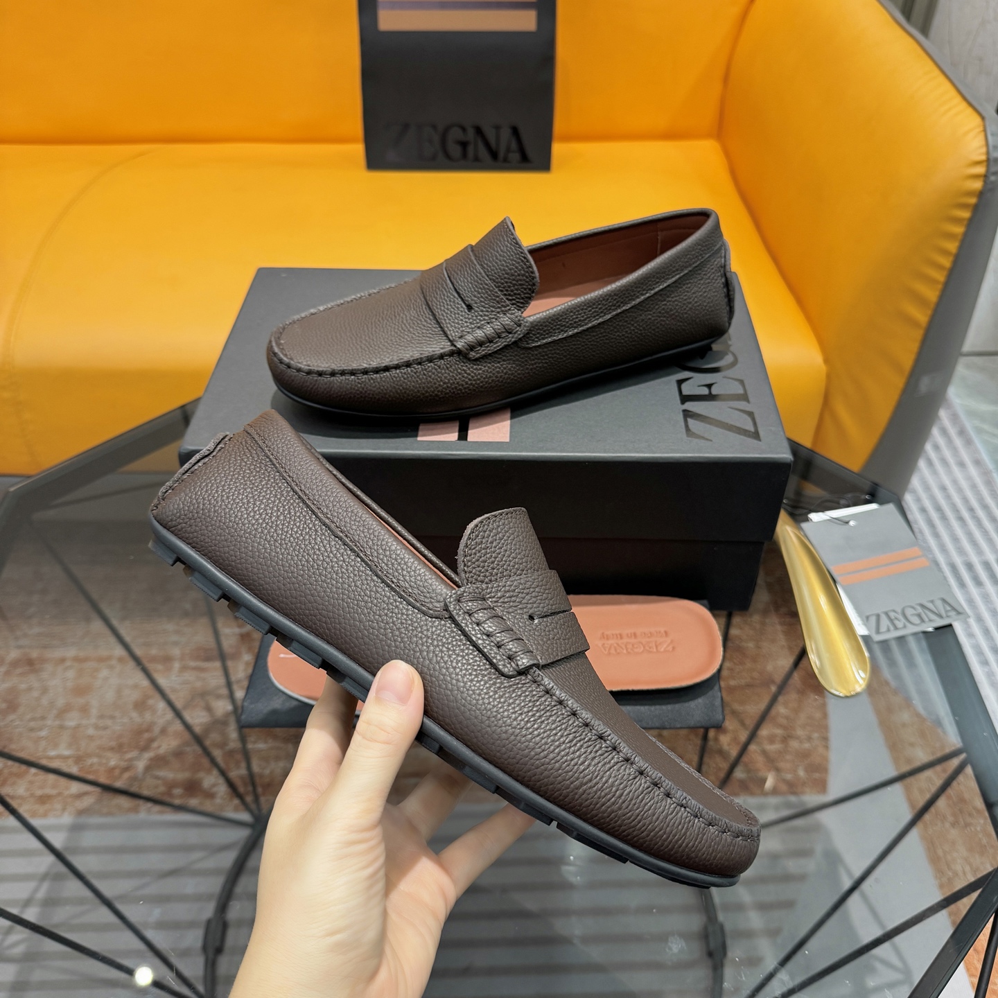 Cheap ZEGNA Shoes for MEN in 224776, $105 USD- [IB224776] - Replica ZEGNA Shoes for MEN
