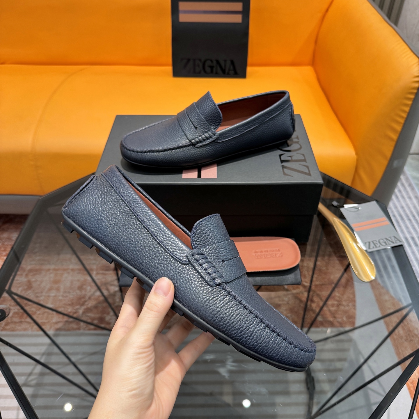 Cheap ZEGNA Shoes for MEN in 224777, $105 USD- [IB224777] - Replica ZEGNA Shoes for MEN