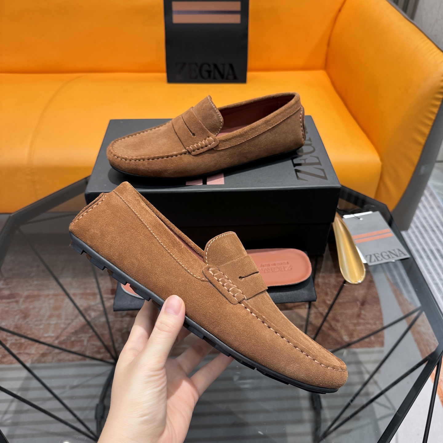 Cheap ZEGNA Shoes for MEN in 224782, $105 USD- [IB224782] - Replica ZEGNA Shoes for MEN