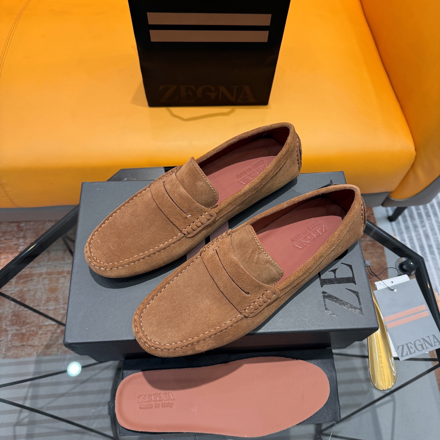 Cheap ZEGNA Shoes for MEN in 224782, $105 USD- [IB224782] - Replica ZEGNA Shoes for MEN