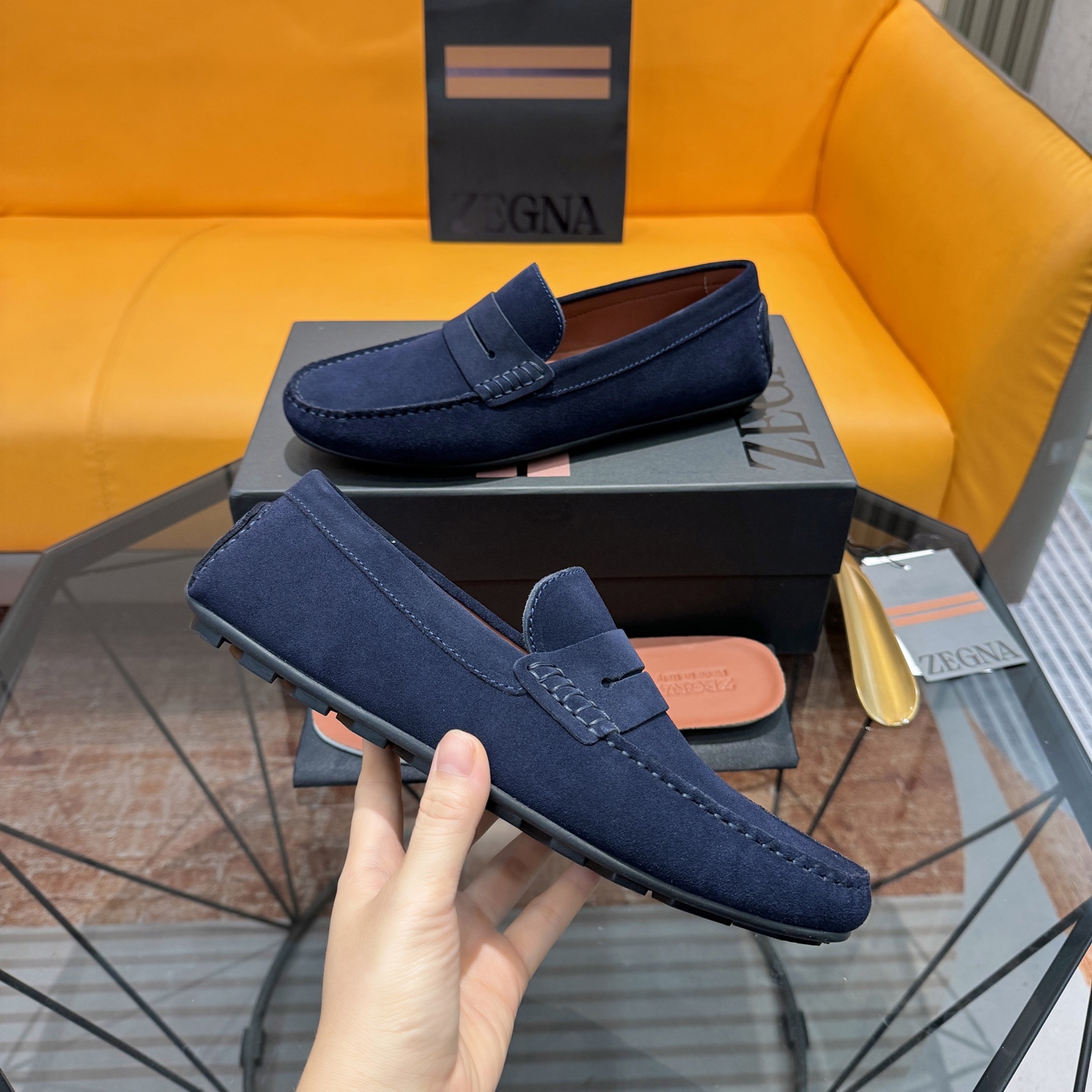 Cheap ZEGNA Shoes for MEN in 224783, $105 USD- [IB224783] - Replica ZEGNA Shoes for MEN